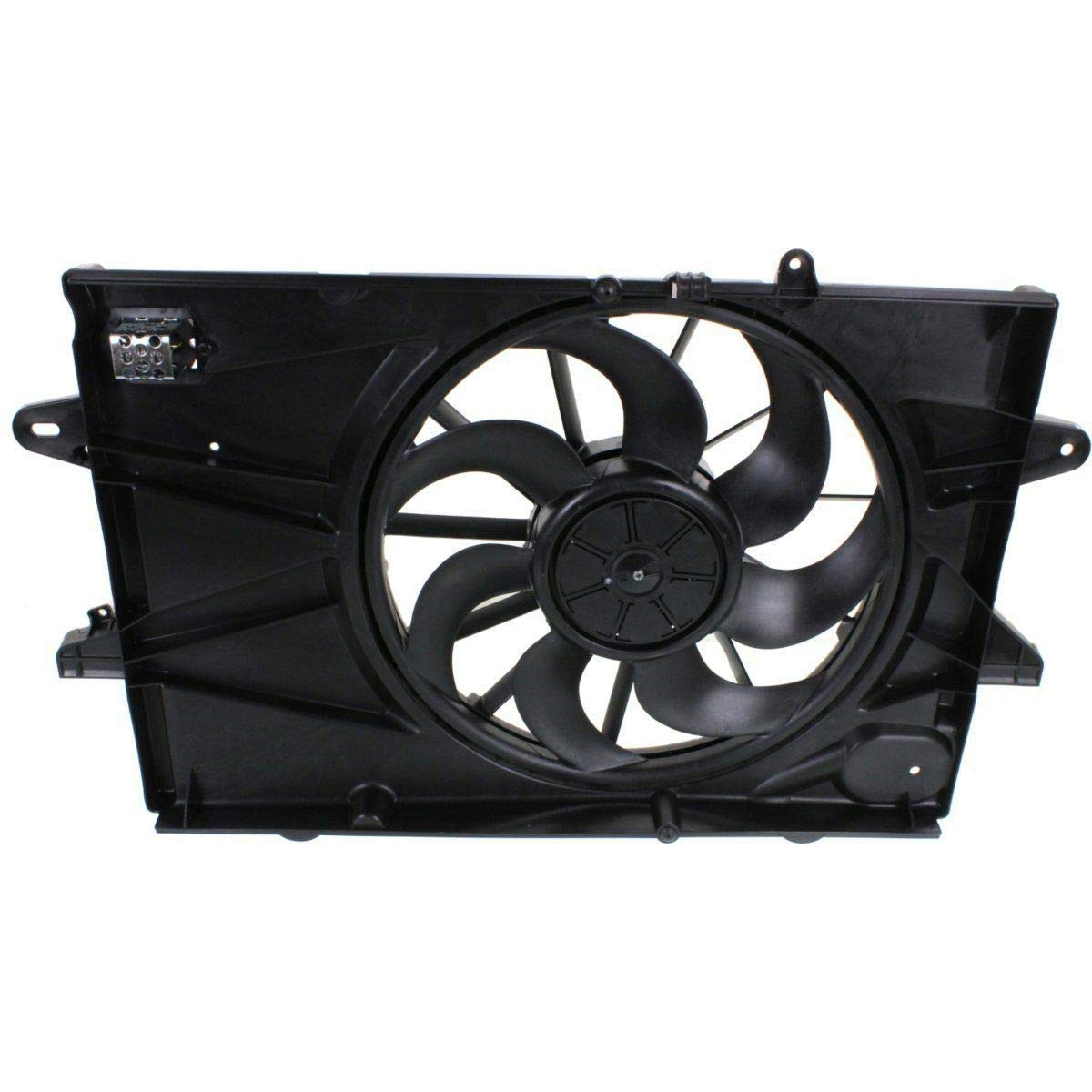 2010-2017 Chevy Terrain GMC Equinox Radiator AC Condenser Cooling Fan Assembly Replacement - OEM 25952813 GM3115239 | Compatible with AC Repair & Cooling System Maintenance