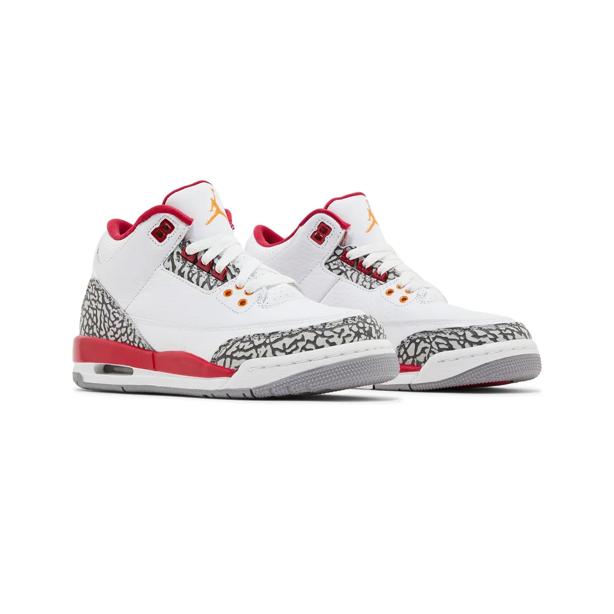 Air Jordan 3 Retro 'Cardinal' GS Basketball Shoes (2022) - Women's Size, Comfortable Cushioning for Casual Wear & Street Style