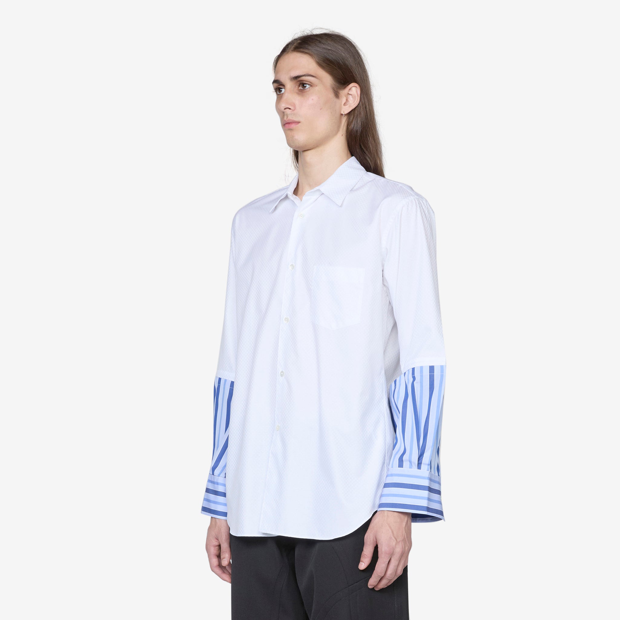 Men's White Striped Shirt - Casual Button Down Shirt for Business & Everyday Wear | Perfect for Office, Date Night & Weekend Outfits