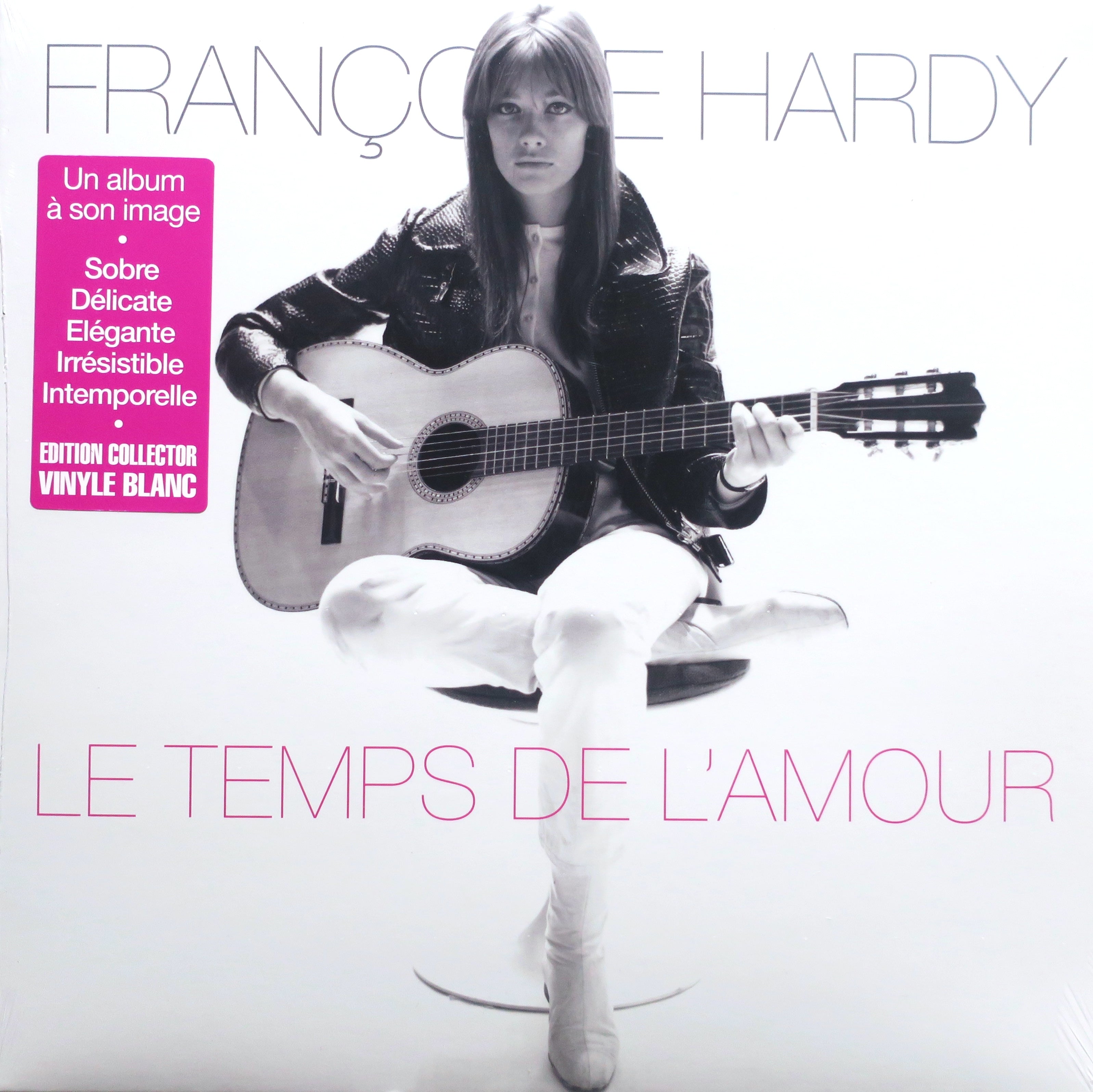 FRANCOISE HARDY 'Le Temps De L'amour' WHITE Vinyl LP Record - Limited Edition French Pop Music for Collectors & Vintage Music Lovers - Perfect for Home Listening & Gift Giving