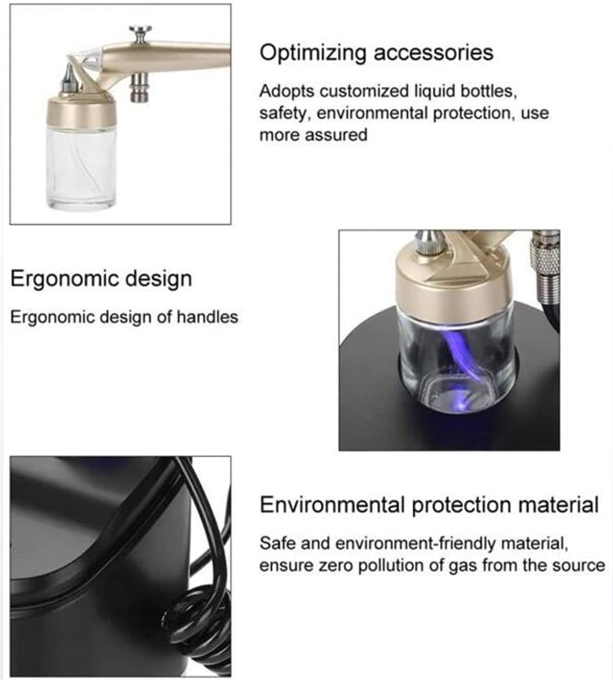 Professional Oxygen Spray Machine for Facial Beauty - Hydrating, Pore Cleansing & Wrinkle Reduction | At-Home Spa Treatment & Skincare Routine