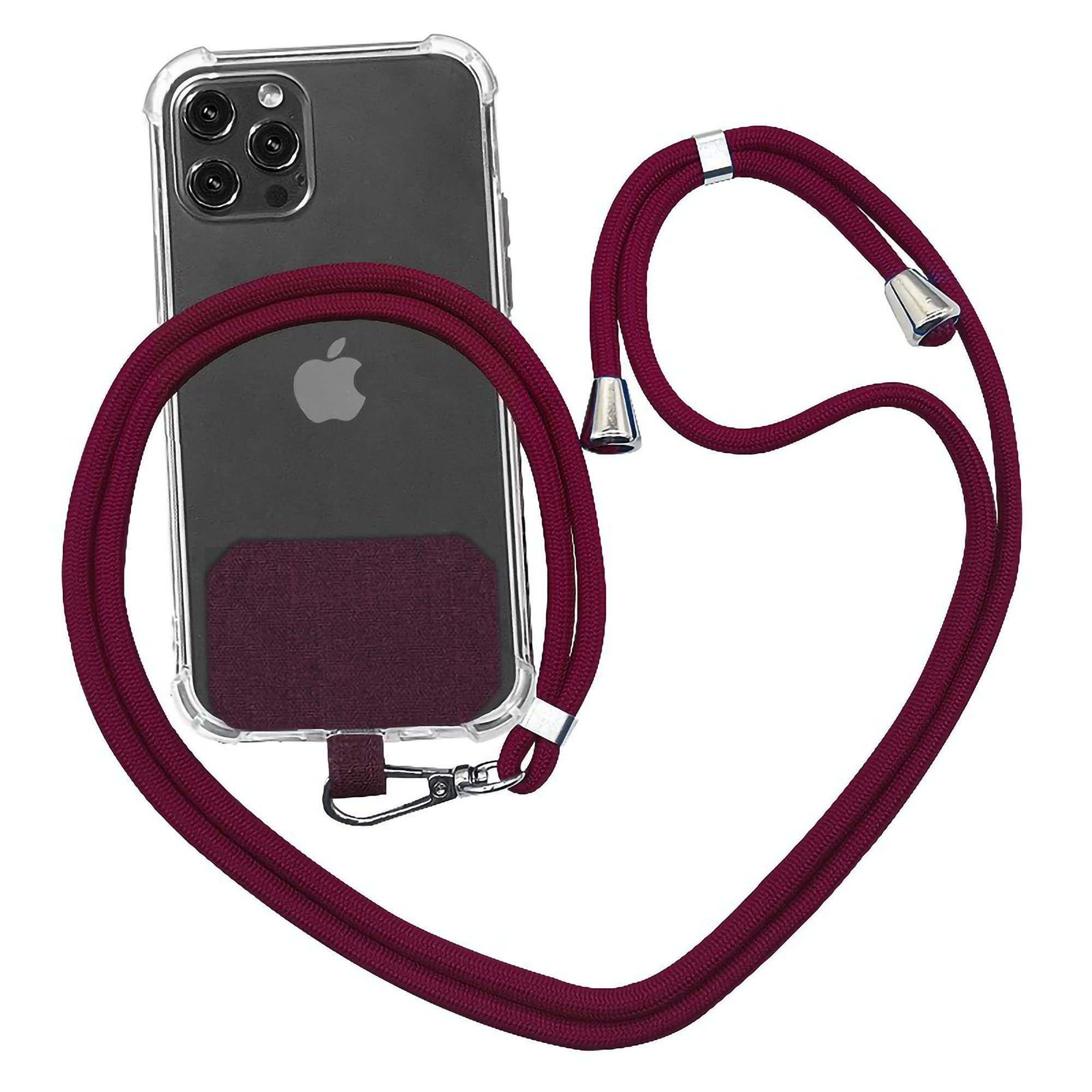 Universal Crossbody Phone Lanyard - Adjustable Nylon Strap for Smartphones - Secure Phone Holder for Work, Travel & Outdoor Activities