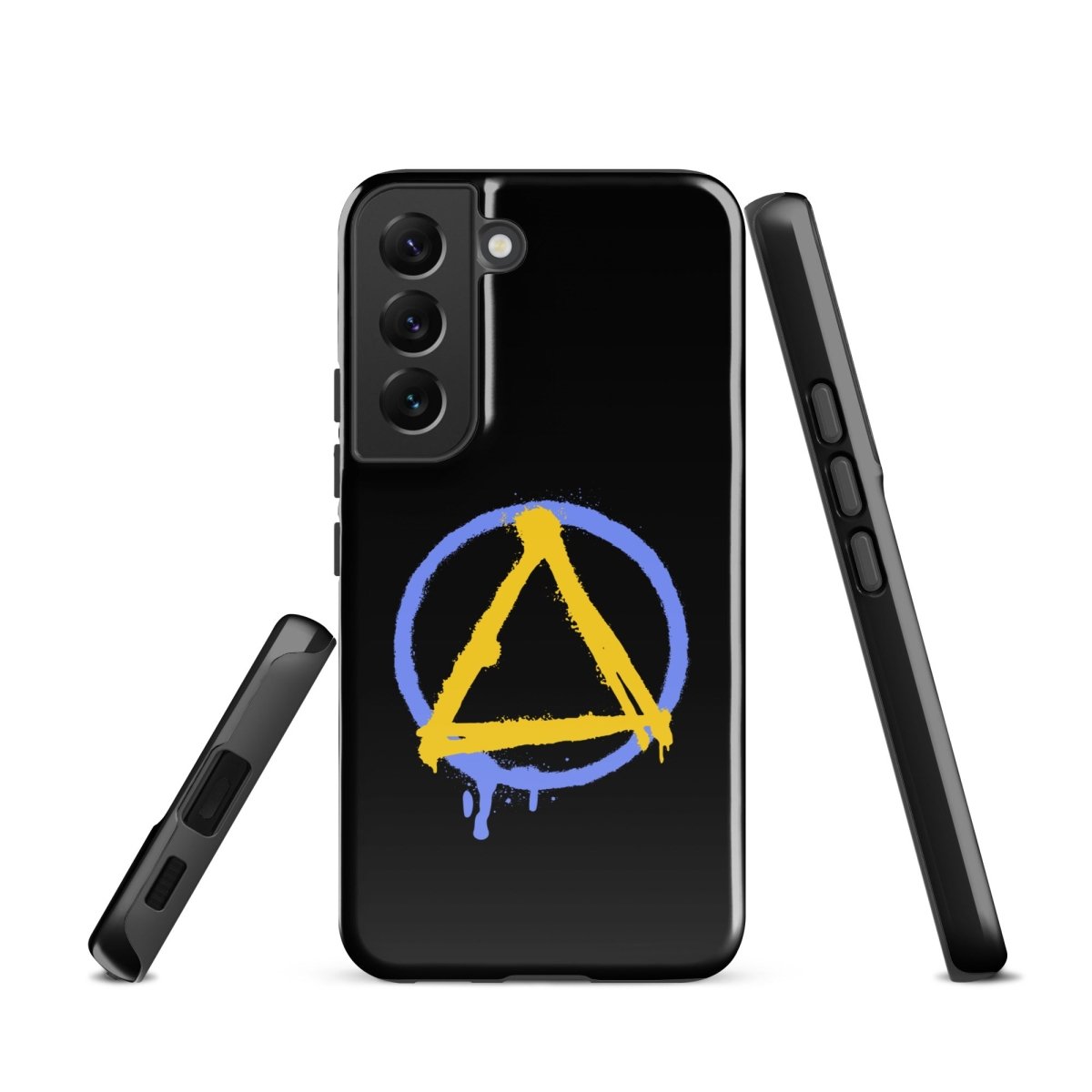 Sober Symbol Rugged Protective Case for Samsung Galaxy - Shockproof & Durable Phone Cover for Outdoor, Work & Daily Use
