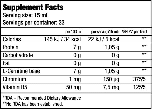 BioTechUSA L Carnitine + Chromium 60 Capsules - Weight Loss & Energy Booster Supplement for Fitness & Active Lifestyle