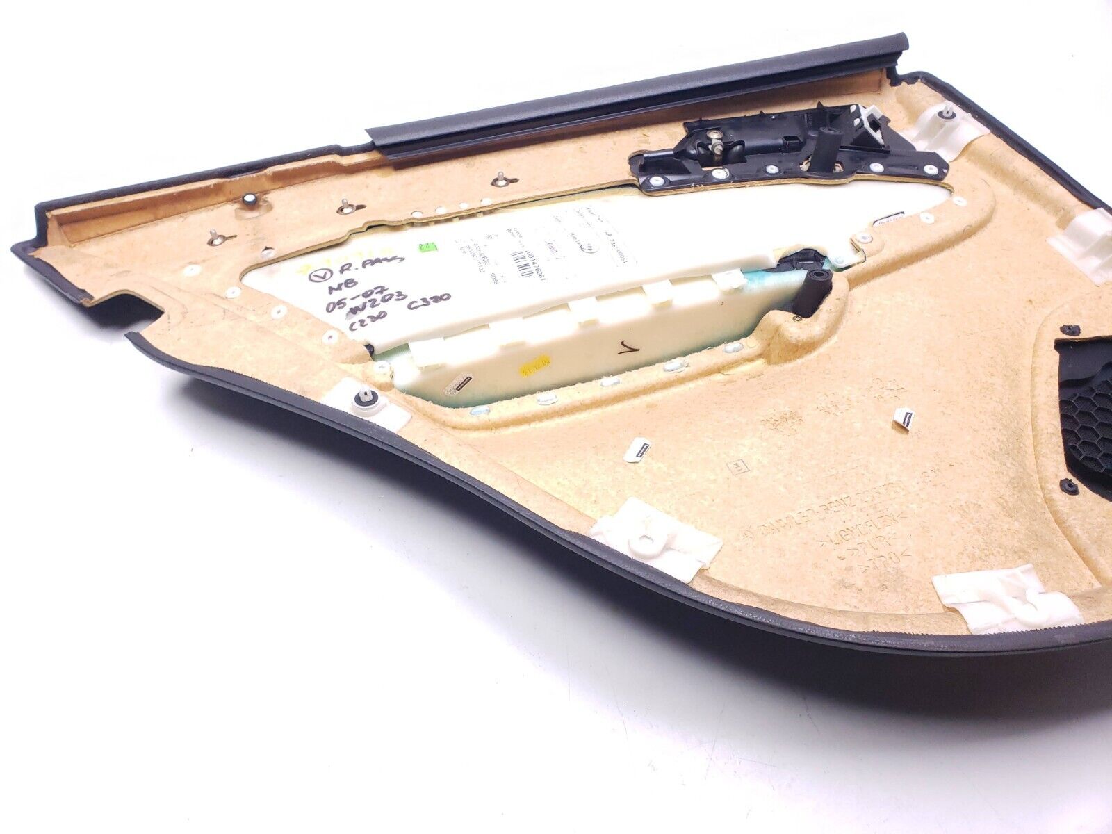 2003-2006 Mercedes C230 Sedan Right Passenger Rear Door Panel Trim OEM Replacement - Perfect for W203 Model Interior Repair & Restoration