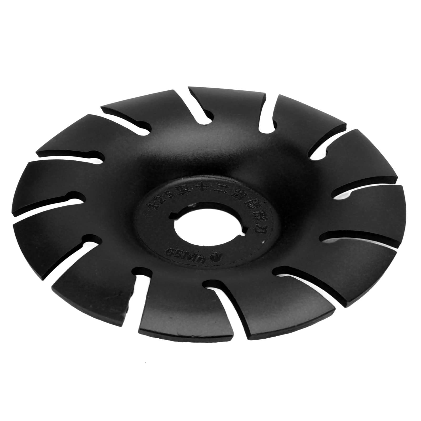 125mm Stainless Steel Wood Carving Disc - High Efficiency Grinder Shaping Wheel for DIY Projects (Black) | Perfect for Woodworking, Crafting & Home Improvement
