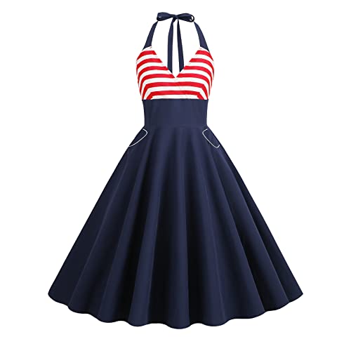 Red Striped Halter