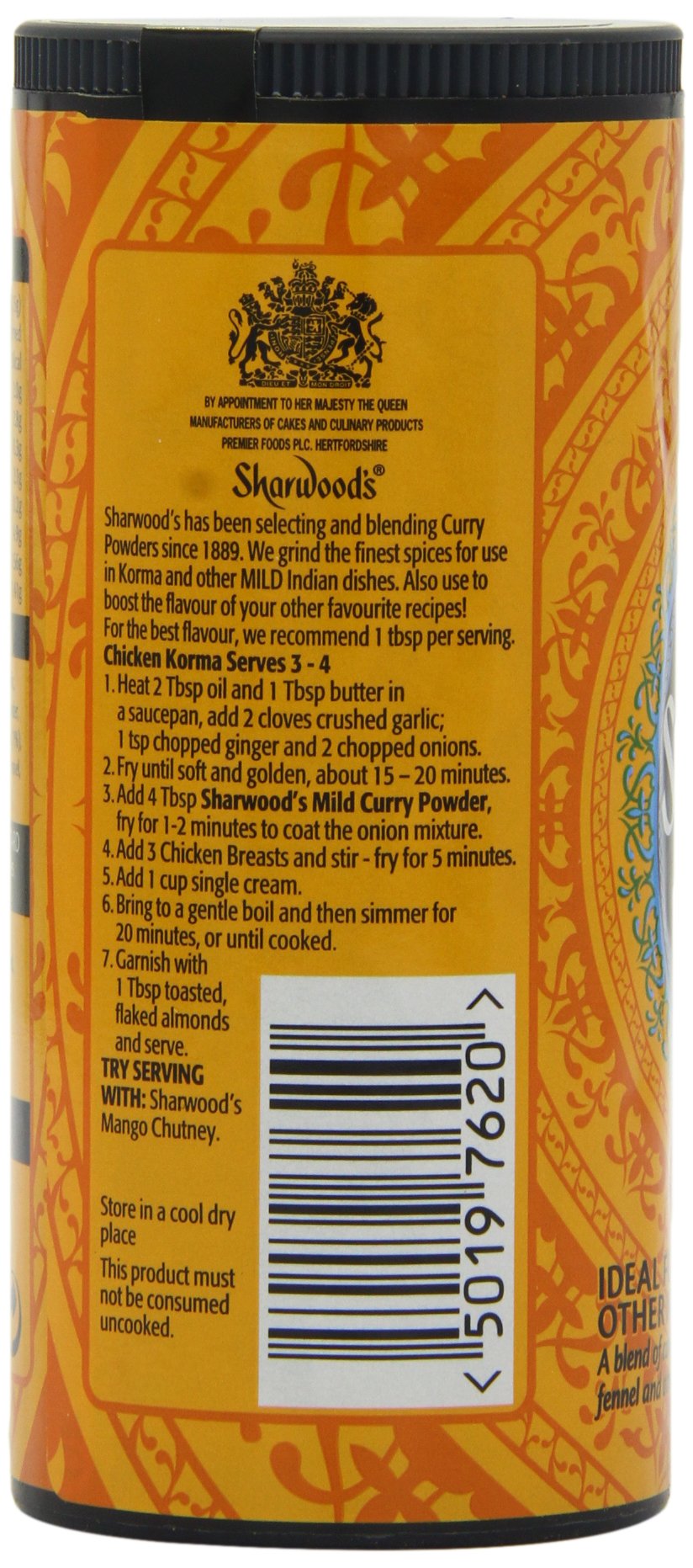 Sharwoods Mild Curry Powder 102g (Pack of 6) | Authentic Indian Spice Blend for Cooking, Seasoning & Marinades | Perfect for Curries, Soups, Rice & Meat Dishes