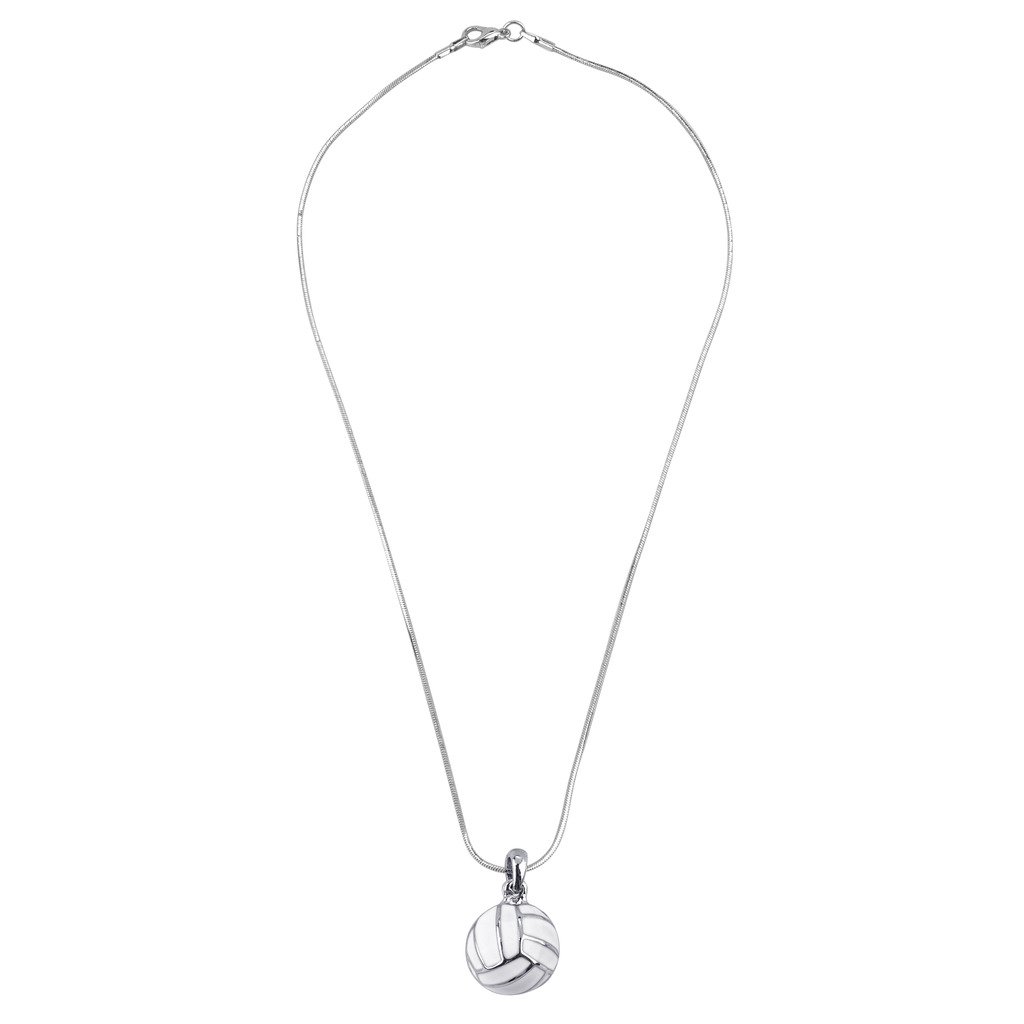 Volleyball Charm Necklace - Sport Jewelry for Players & Fans