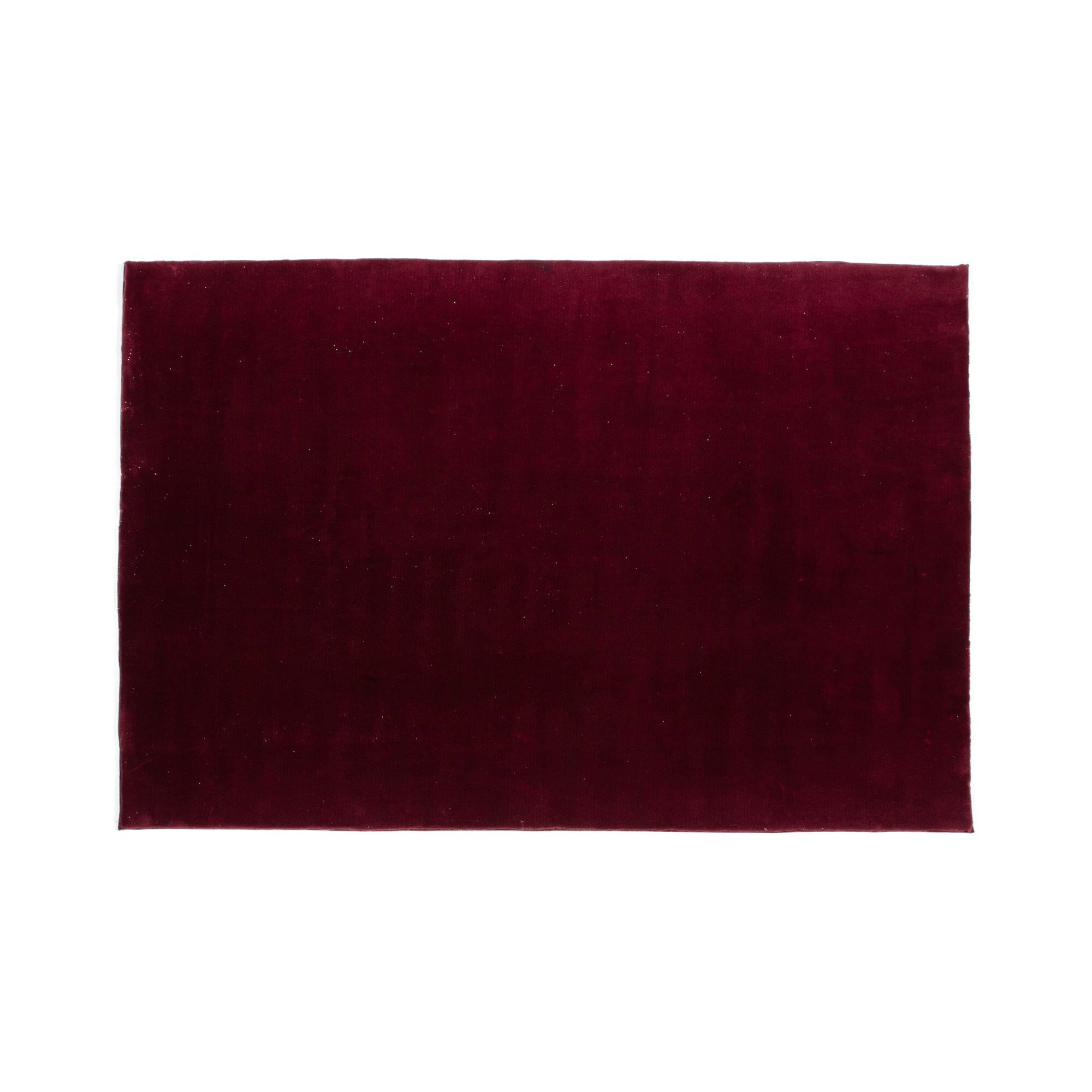 Glitter Rug Medium Size 2000 x 1400mm Dark Red - Luxurious Shaggy Carpet for Living Room, Bedroom, or Dorm Decor