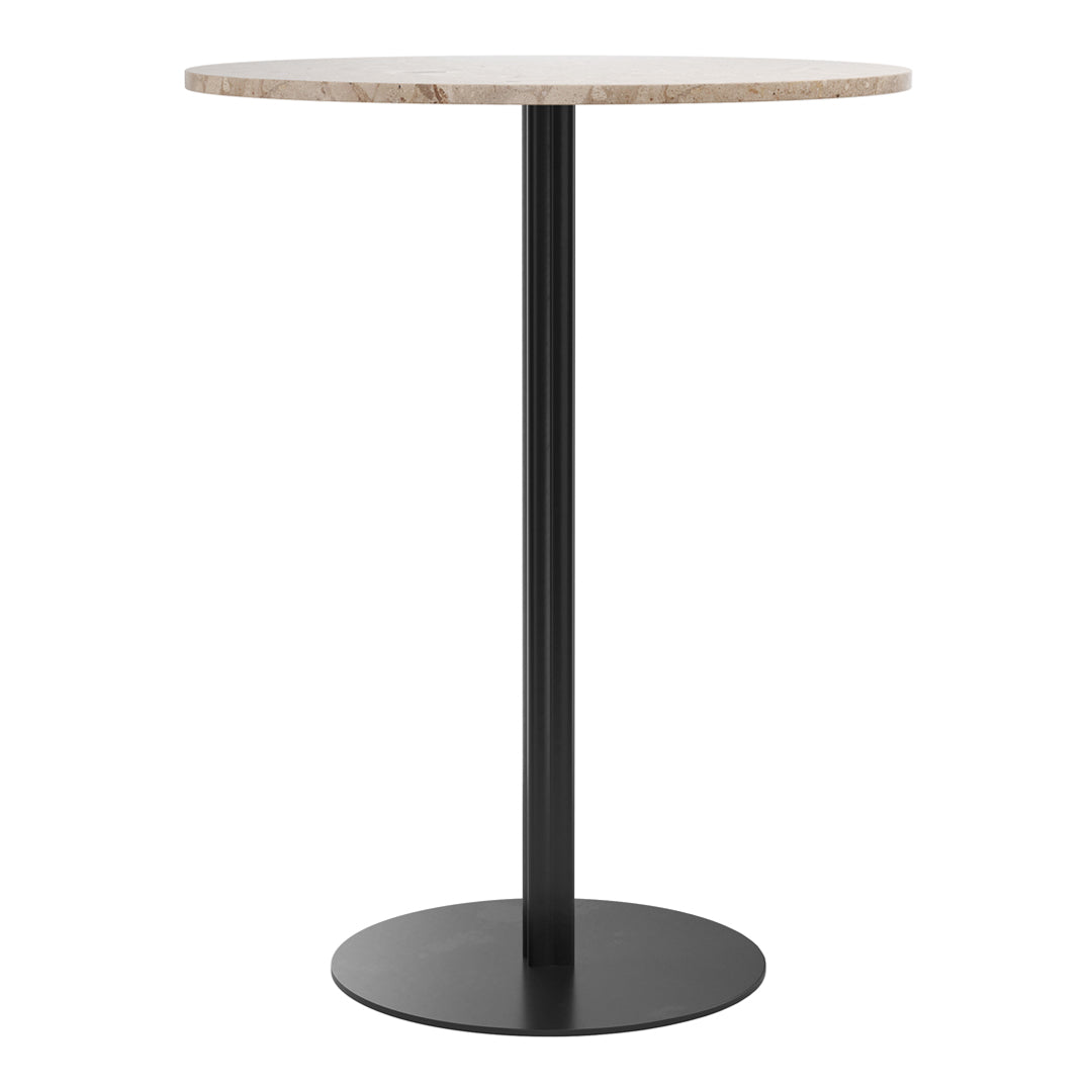 Round Harbour Column Bar Table - Modern & Stylish Counter Height Dining Table for Kitchen, Breakfast Nook, or Small Space Entertaining