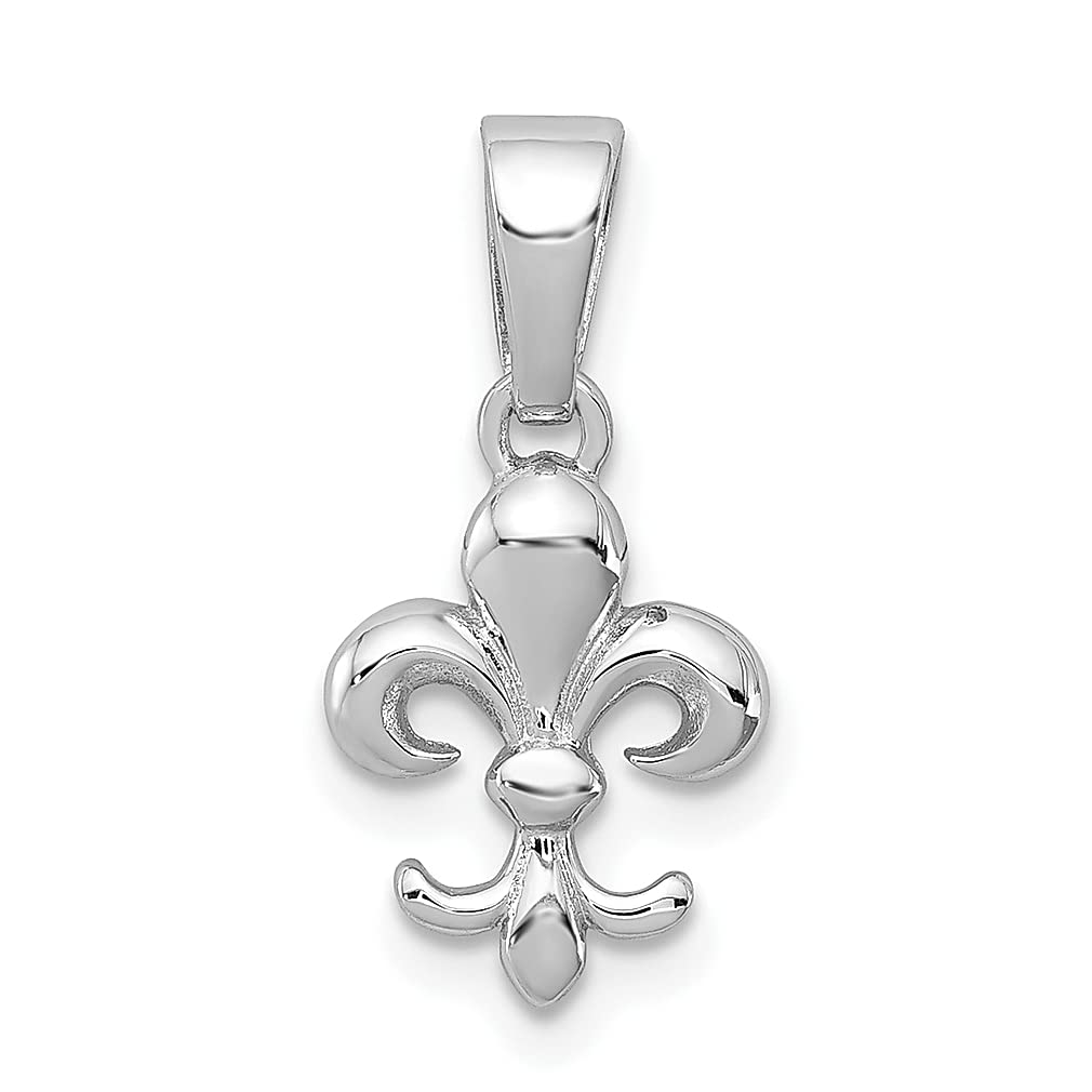 925 Silver Fleur De Lis Necklace for Women - Elegant Jewelry Gift for Her - Perfect for Special Occasions
