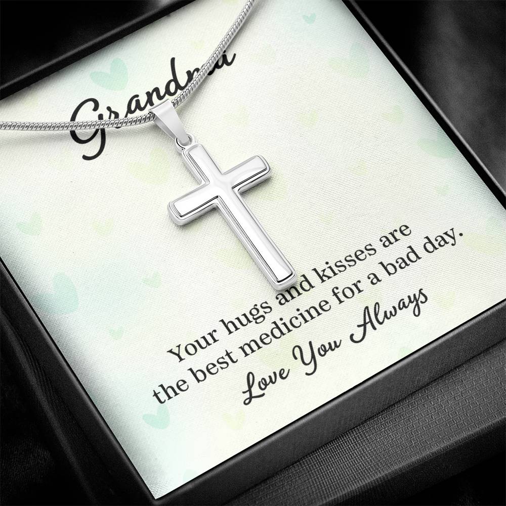 Beautiful Cross Necklace for Grandma - Thoughtful Gift from Grandchildren | Perfect for Birthday, Mother's Day & Christmas Gifts