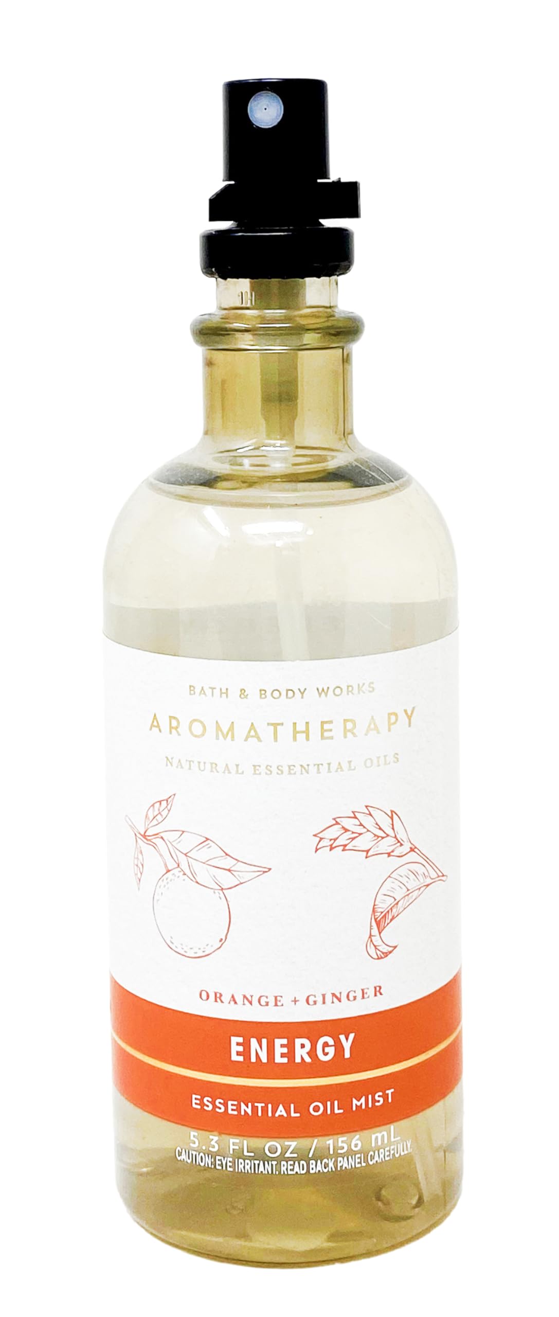 Bath & Body Works Aromatherapy Energy Orange & Ginger Gift Set - Body Cream, Essential Oil Pillow Mist & Cleansing Bar with Natural Oats Soap Sample | Stress Relief & Relaxation for Home Spa, Yoga & Self-Care