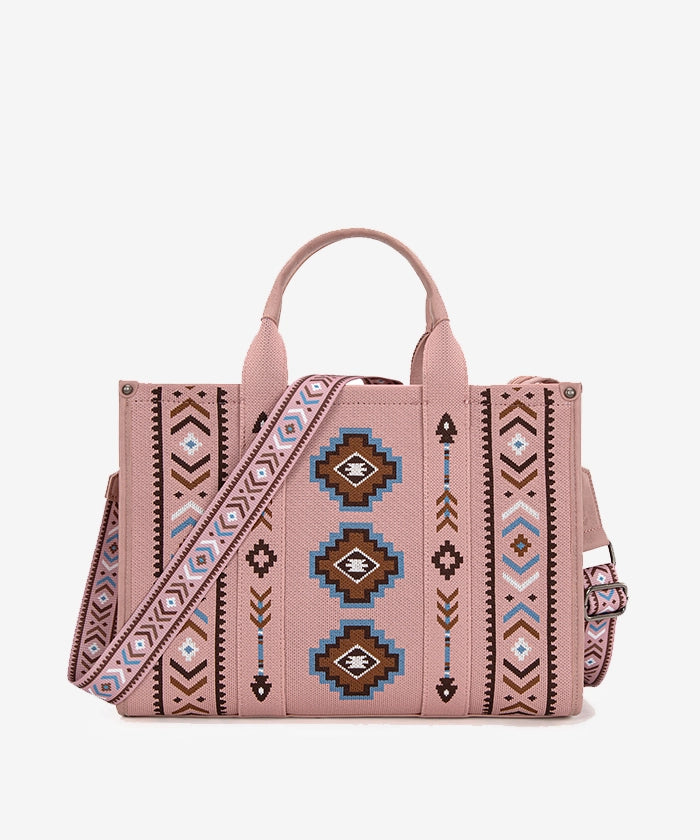 Montana West Aztec Retro Arrows Print Dual Sided Large Tote Bag for Women - Stylish Beach Tote, Work Bag & Everyday Carry Purse