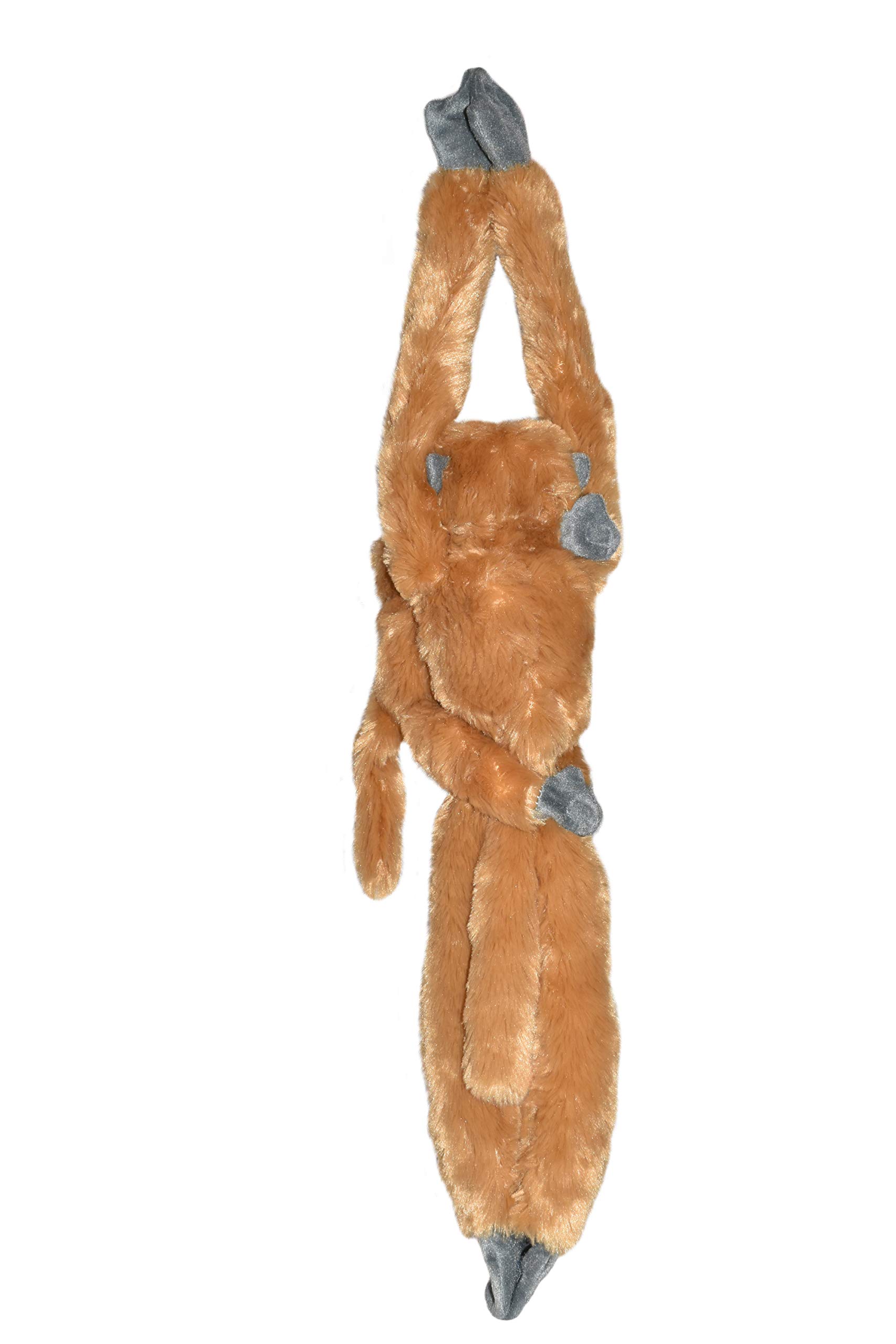 Wild Republic Common Langur with Baby Plush - 20 Inch Hanging Monkey Stuffed Animal Toy, Soft Cuddly Gift for Kids | Perfect for Nursery Decor, Birthday Presents & Wildlife Education
