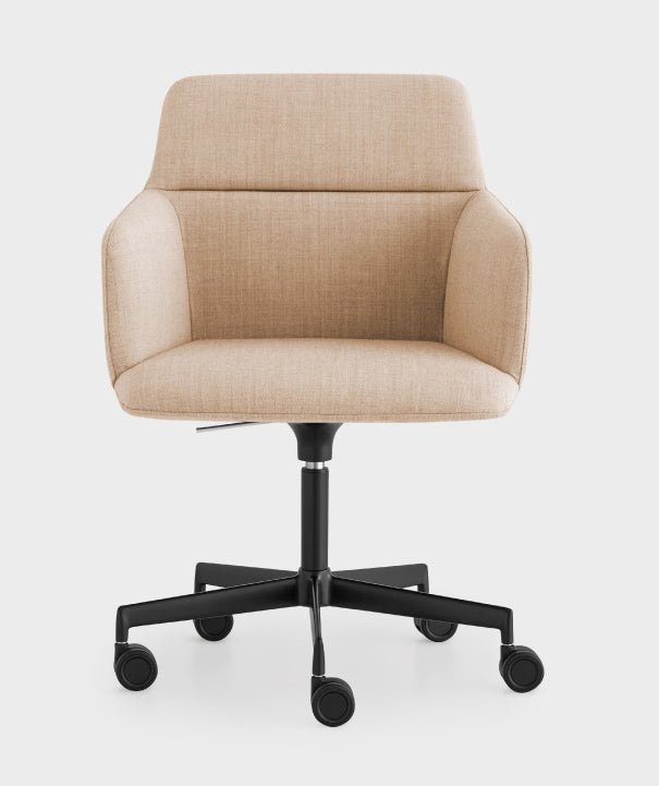 Ergonomic Foil S595 Office Chair by Lapalma - Adjustable Height Mesh Back Task Chair for Home & Office Workspace - Perfect for Long Hours Sitting, Computer Work & Conference Rooms