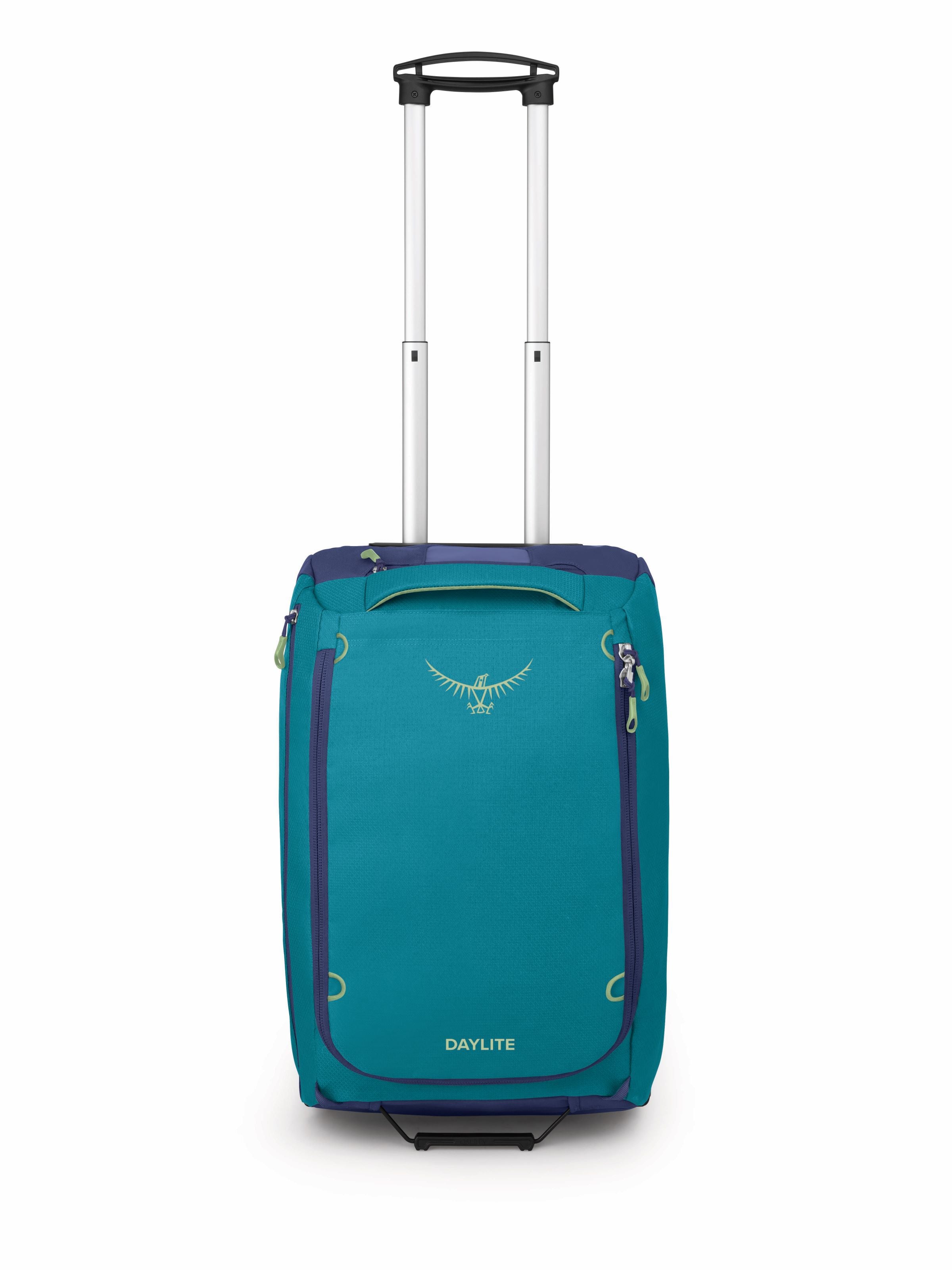 Osprey Daylite 40L Wheeled Carry On Duffel Bag - Lightweight Travel Luggage for Airplane, Weekend Trips & Outdoor Adventures