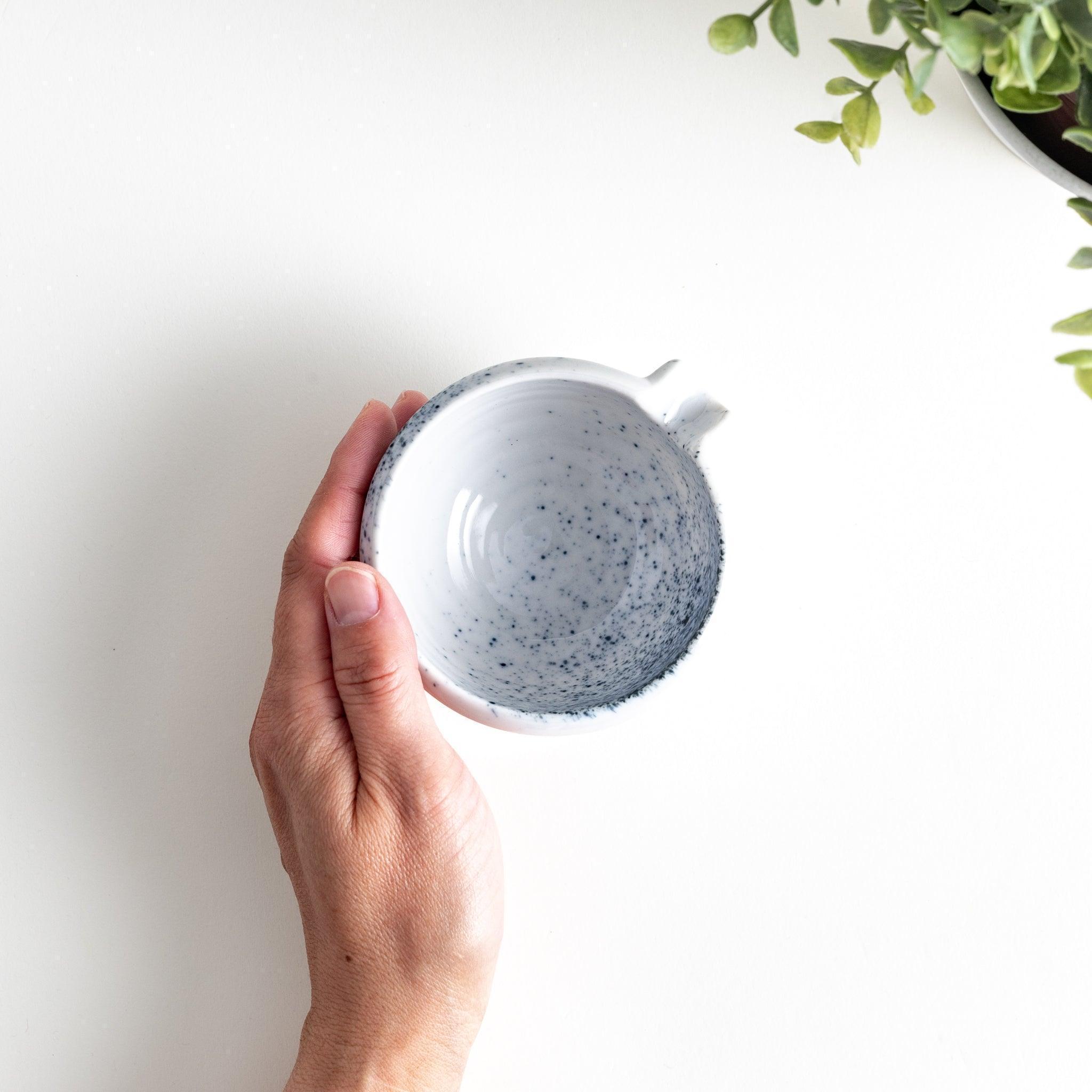 Blue Speckle Condiment Bowl Set - Ceramic Small Serving Dishes for Sauces, Dips & Snacks - Perfect for Parties, Restaurants & Home Kitchen Use