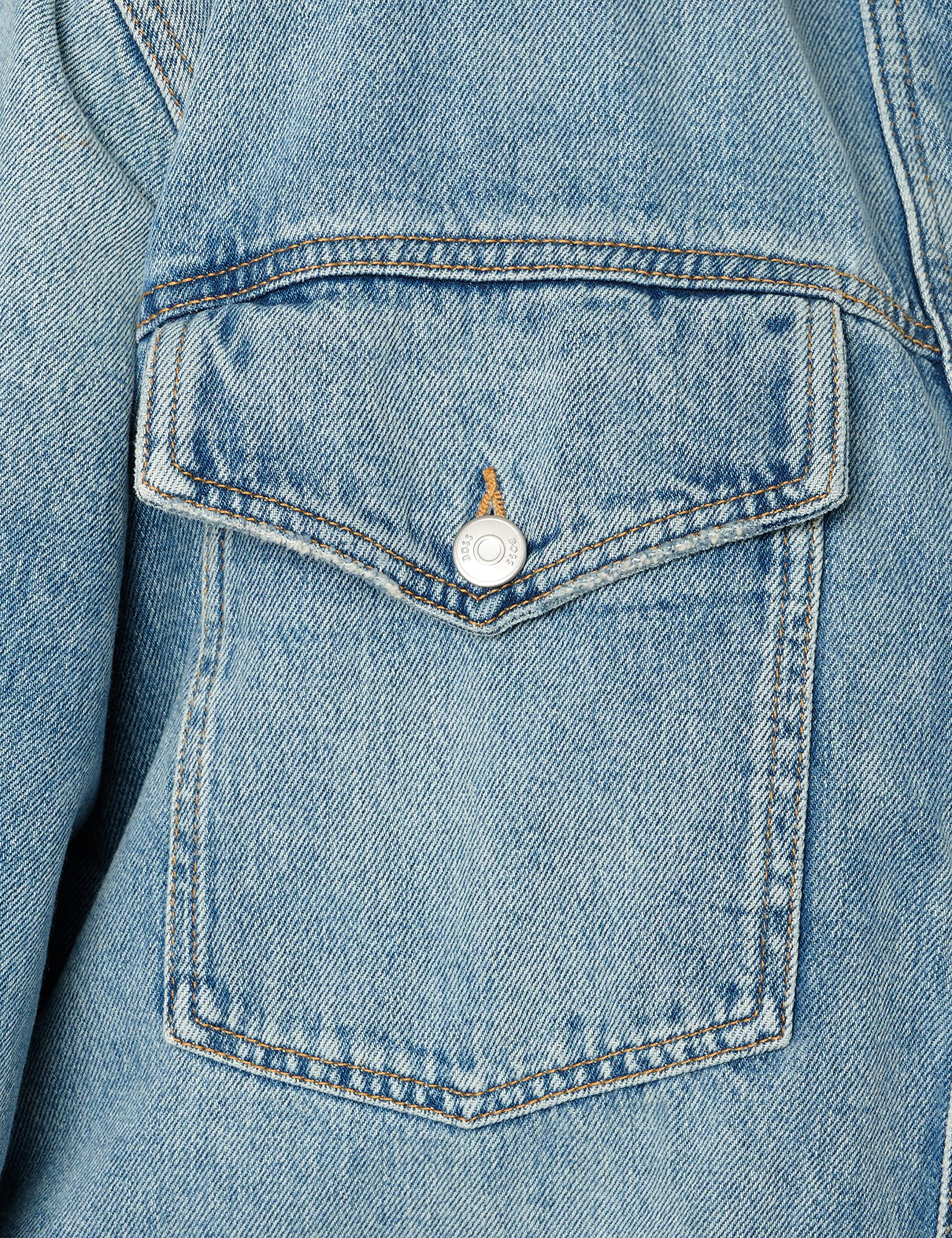 BOSS Women's Denim Jacket - Classic Flat Front Design for Casual Wear & Layering | Perfect for Office, Weekend Outfits & Spring/Fall Fashion