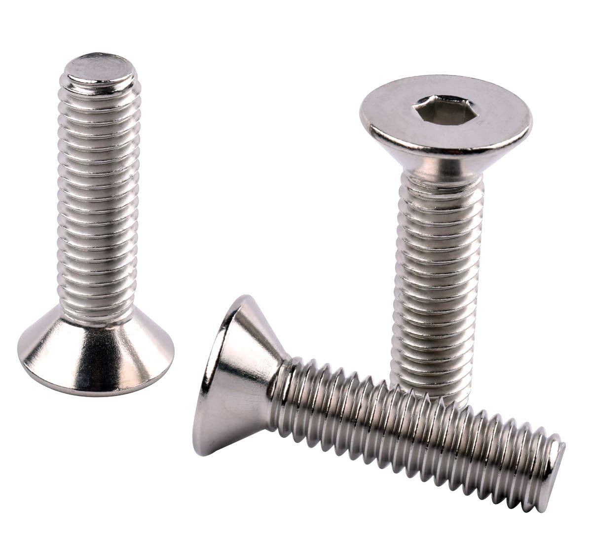 304 Stainless Steel Hex Socket Cap Bolts - Pack of 15 for Furniture & DIY