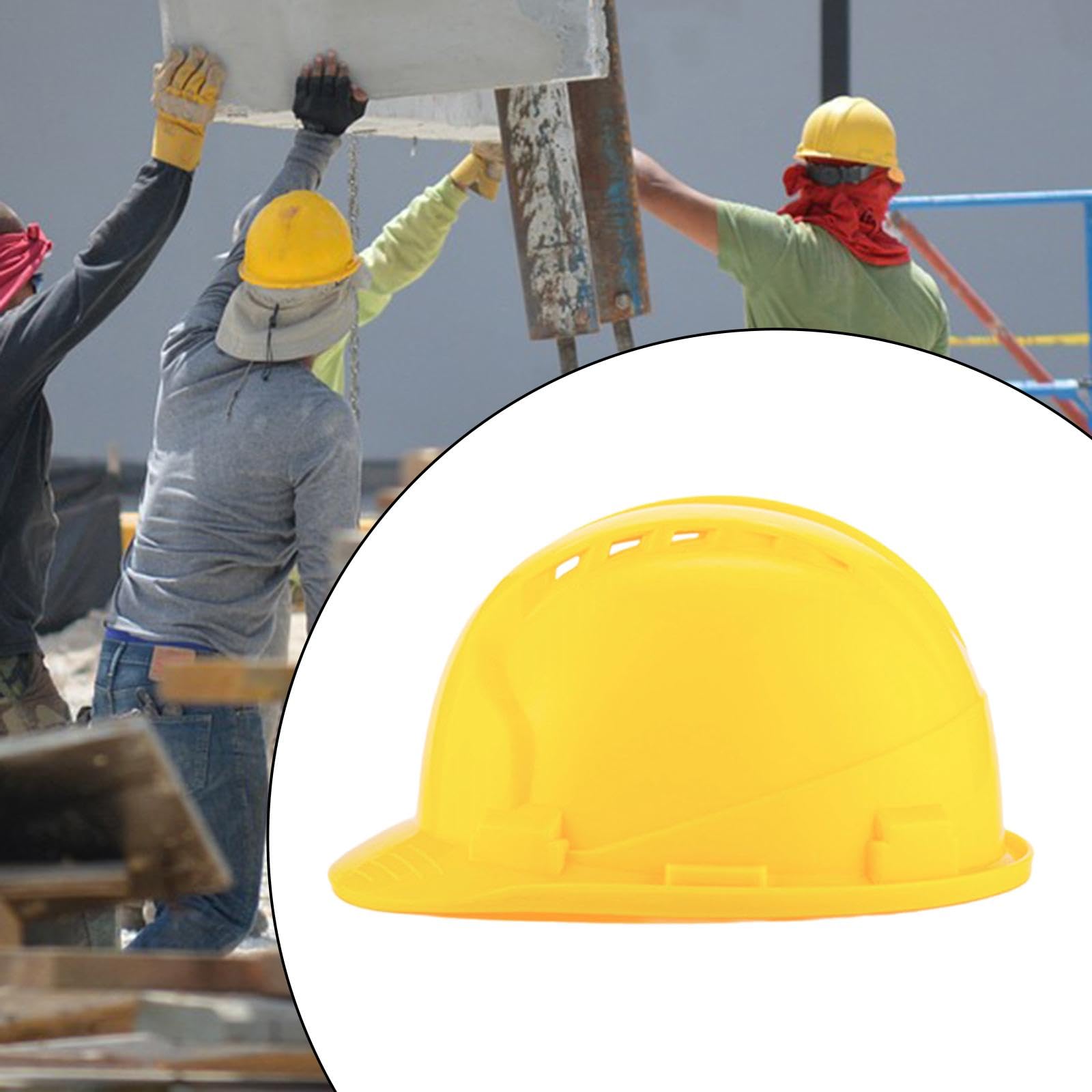 Hard Hat Construction Helmet - ANSI Certified Safety Helmet for Men & Adults - Lightweight, Breathable & Durable for Outdoor Work, Climbing & Labor Protection - Ideal for Construction Workers, Roofers & Industrial Safety