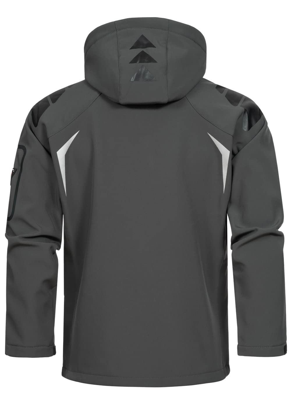 Geographical Norway Men's Tangata Softshell Jacket with Matching Hood - Waterproof Windproof Winter Coat for Hiking & Outdoor Activities