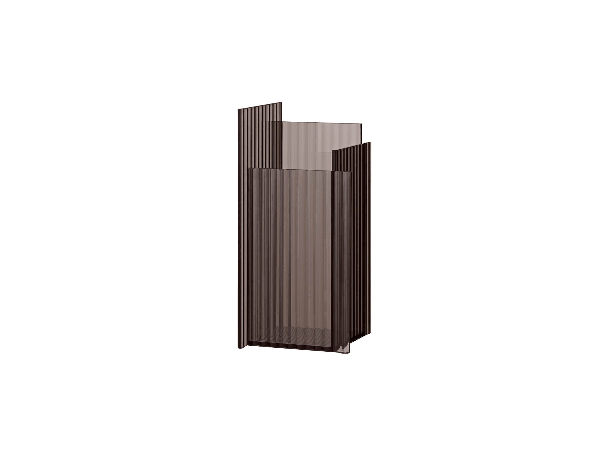 Flos Vase - Modern Glass Flower Vase for Home Decor | Perfect for Living Room, Dining Table & Wedding Centerpieces