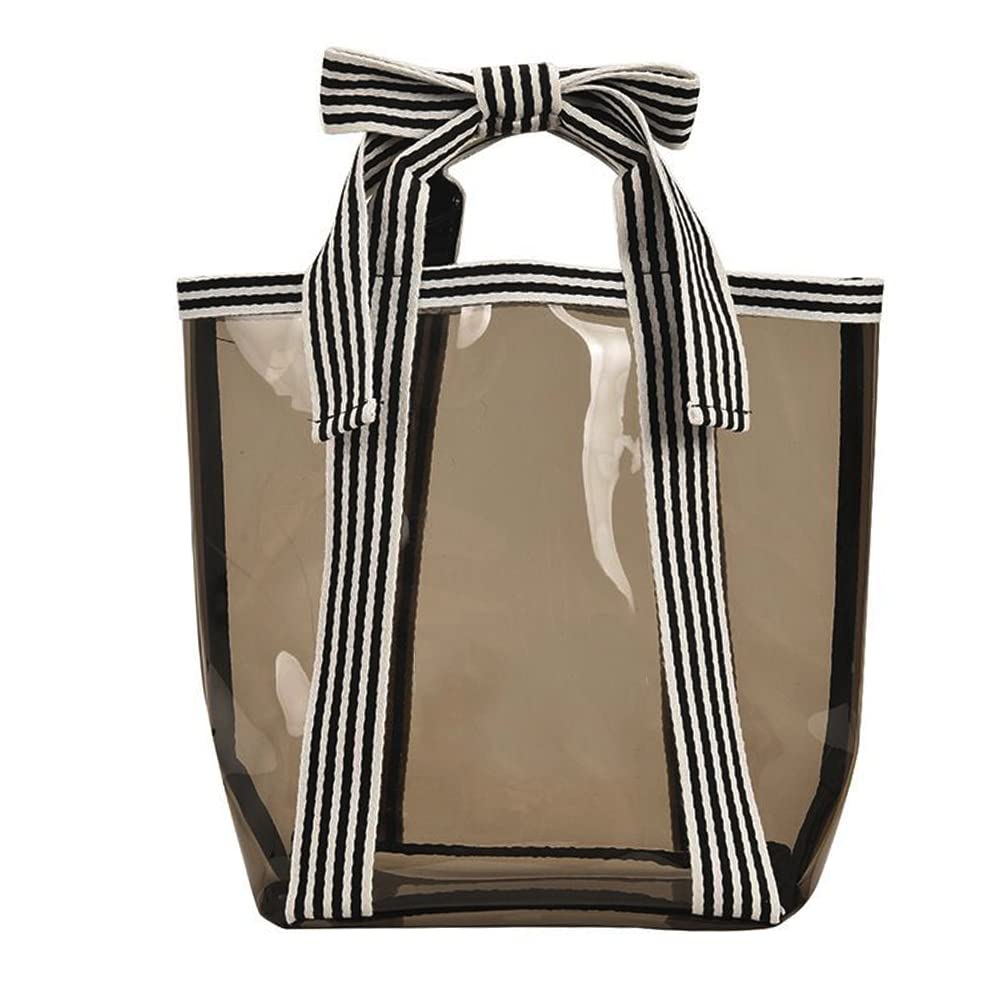 Clear Travel Bags for Women - Waterproof Tote Purse for Work, Beach, Gym & Stadium - TSA Approved Carry-On Bag - Perfect for Airport Security, Shopping & Daily Commute