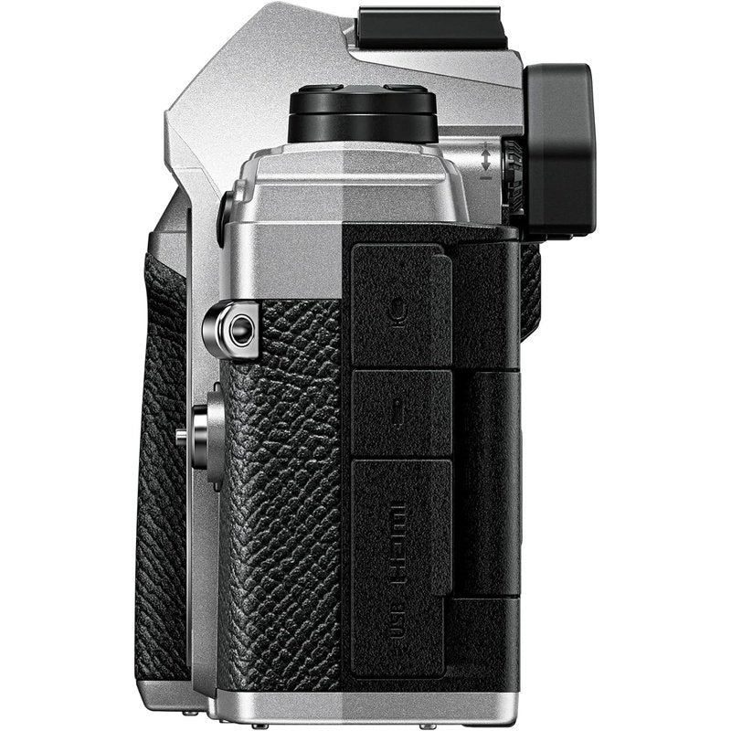 Olympus OM-5 Silver Mirrorless Camera - 50MP High Resolution Micro Four Thirds System for Travel & Street Photography | Compact & Lightweight for Handheld Shooting