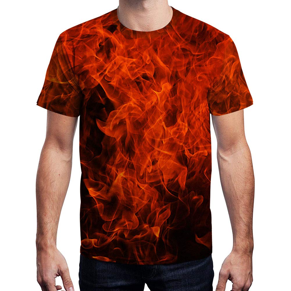 LAIDIPAS Unisex Graphic Tees - 3D Printed Short Sleeve T-Shirts for Men & Women | Trendy Novelty Tops for Casual Wear, Street Fashion & Everyday Outfits