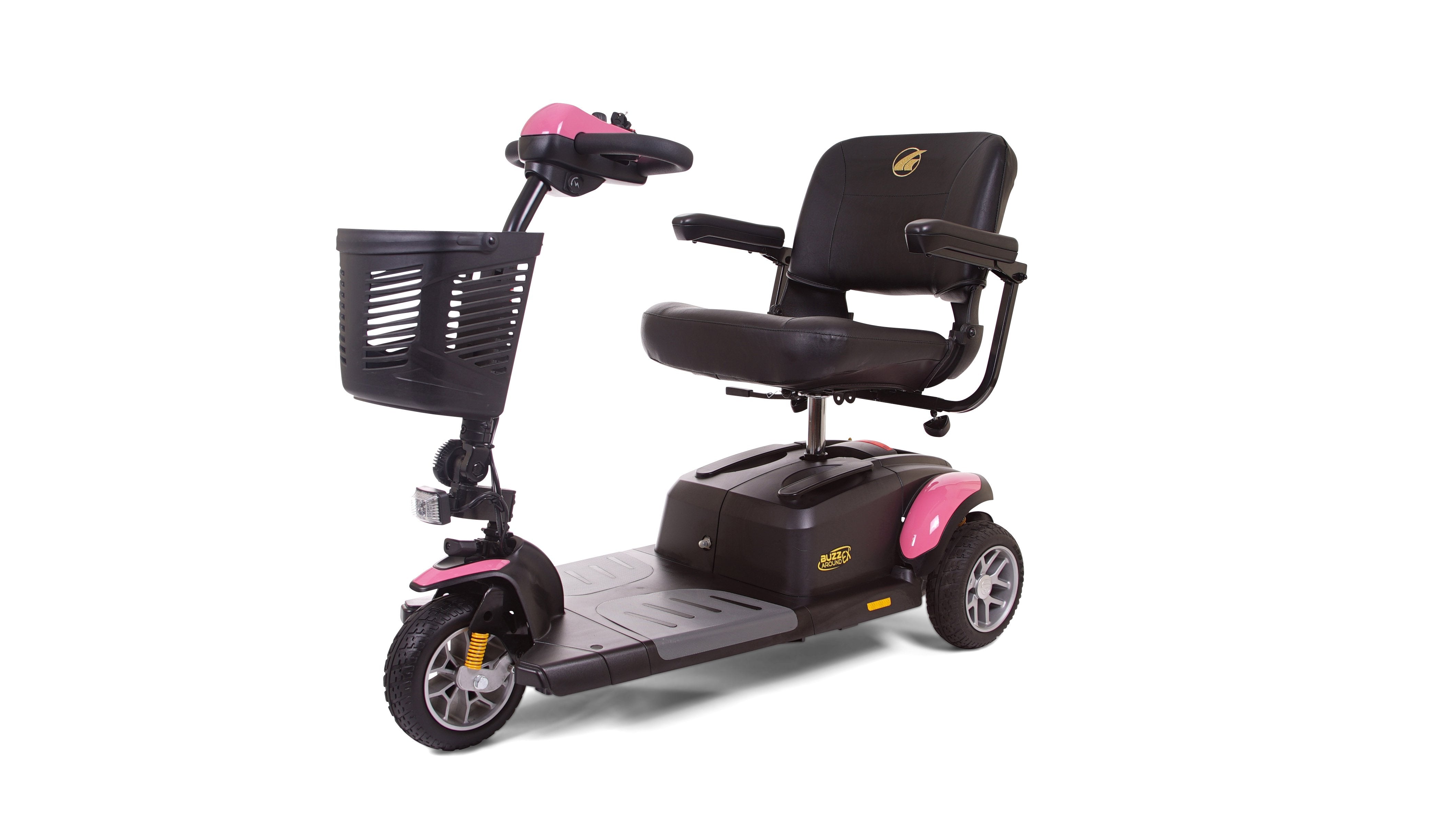 Golden Technologies BuzzAround EX Extreme 3 Wheel Mobility Scooter for Adults - Lightweight & Portable Electric Scooter for Indoor/Outdoor Use, Shopping, Travel & Daily Commuting