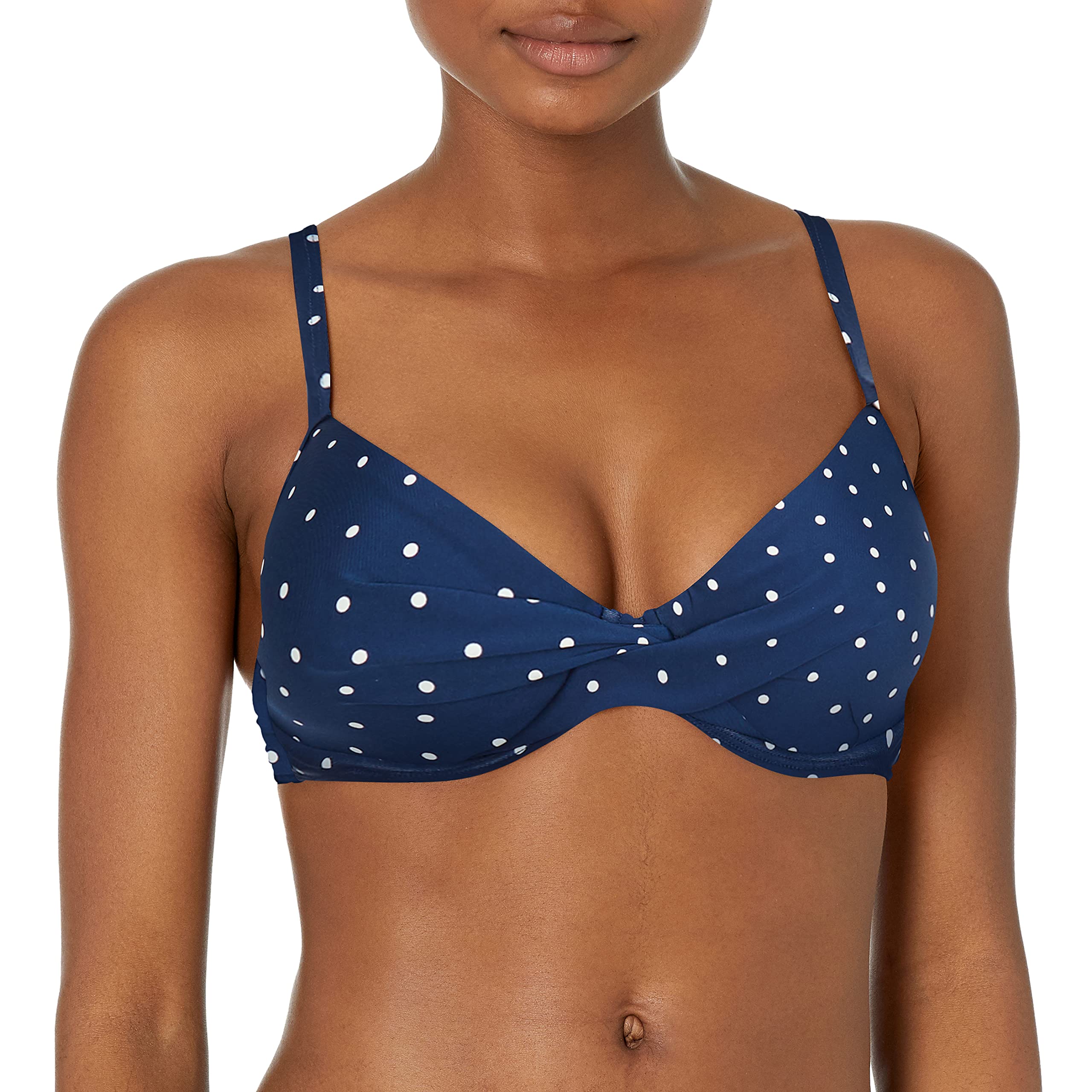 Catalina Women's Standard Twist Front Underwire Bikini Top - Sexy Swimwear for Beach, Pool & Summer Vacations - Perfect for Swimming, Sunbathing & Tropical Getaways