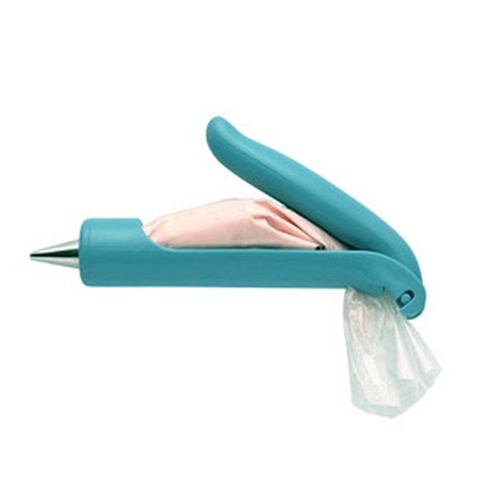 Abaodam 24-Piece Pastry Decorating Kit - Icing Piping Bags, Nozzle Tips & Fondant Tools for Cake Decorating, Cupcakes, Cookies & Sugar Craft (Bluish Green) | Professional Baking Supplies for Home Bakers & Wedding Cake Design