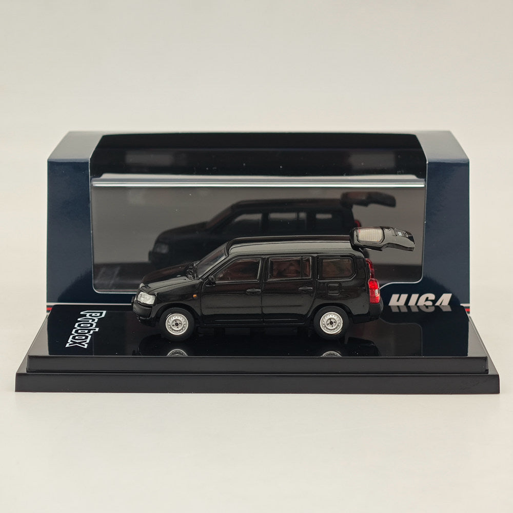 1/64 Scale Toyota Probox Van DX Black Diecast Model Car - Hobby Japan HJ641062BK - Collectible Miniature Vehicle for Display & Gifts