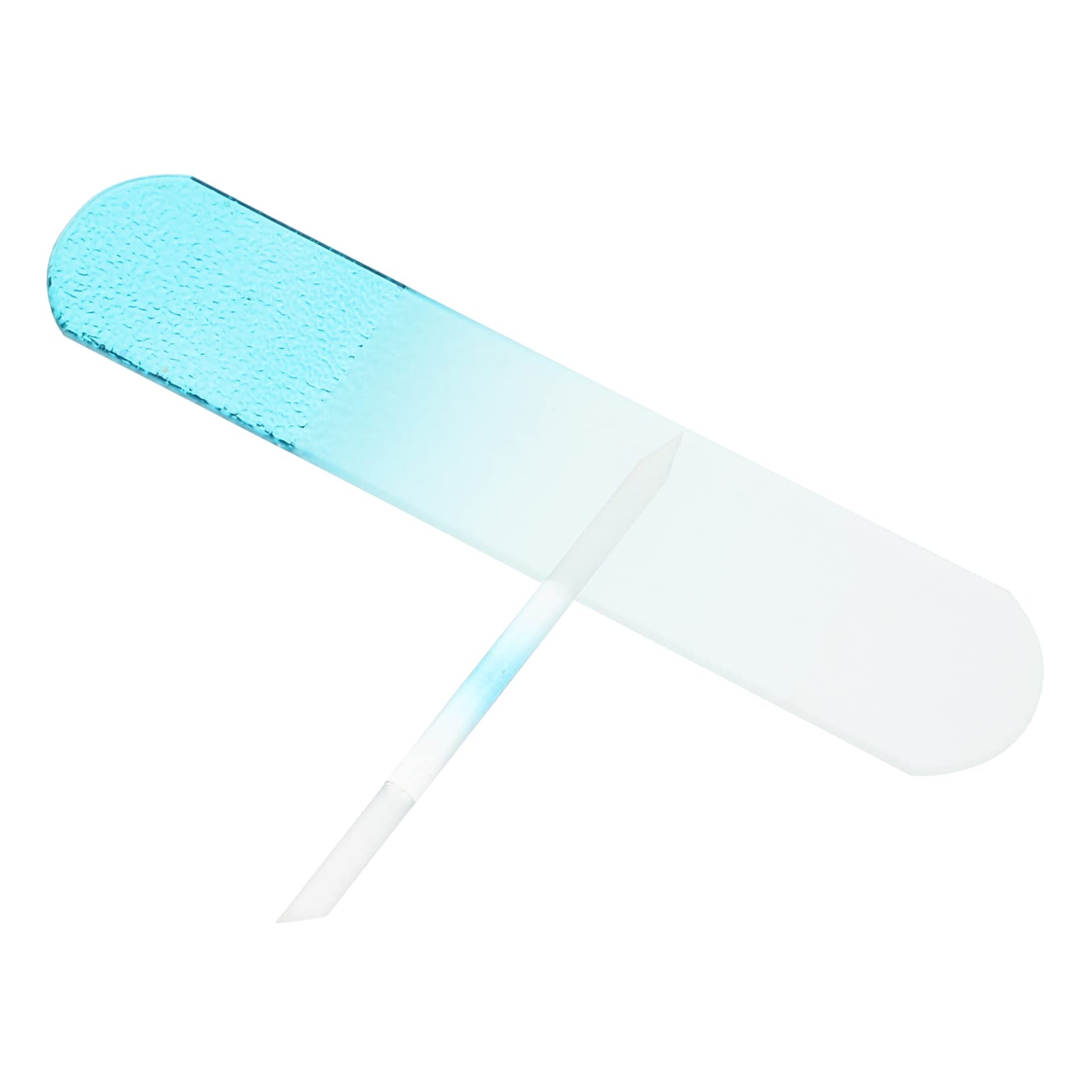 Professional Nail File & Drill Set - 2pcs Glass Double Sided Nail Files, Manicure Board & Lash Tools for Nail Care | Perfect for Home Salon, DIY Manicures & Professional Nail Art Accessories