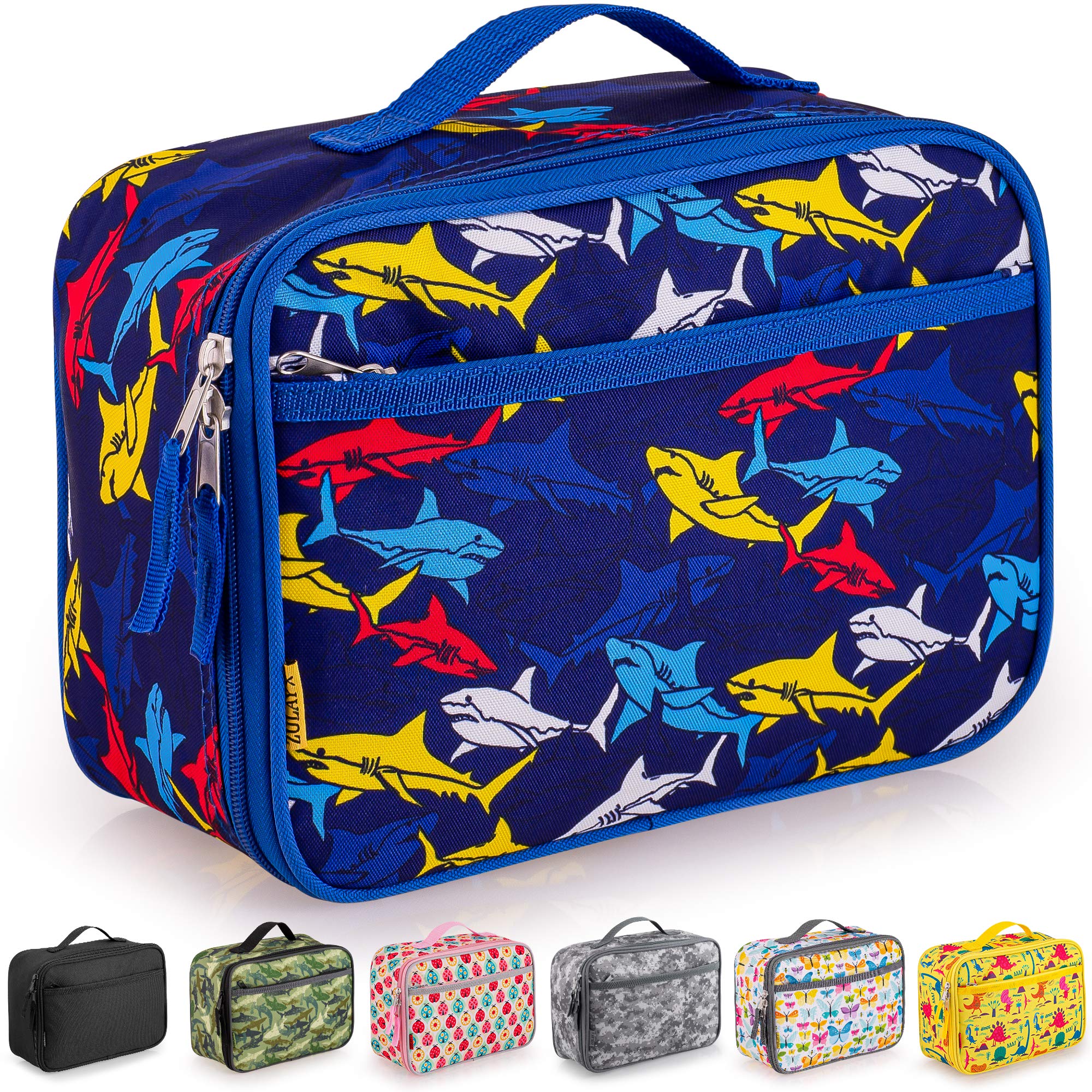 Zulay Premium Insulated Lunch Bag - BPA Free, Leak Proof & Thermal Insulation for Work, School & Picnics | Portable Cooler for Meals & Drinks