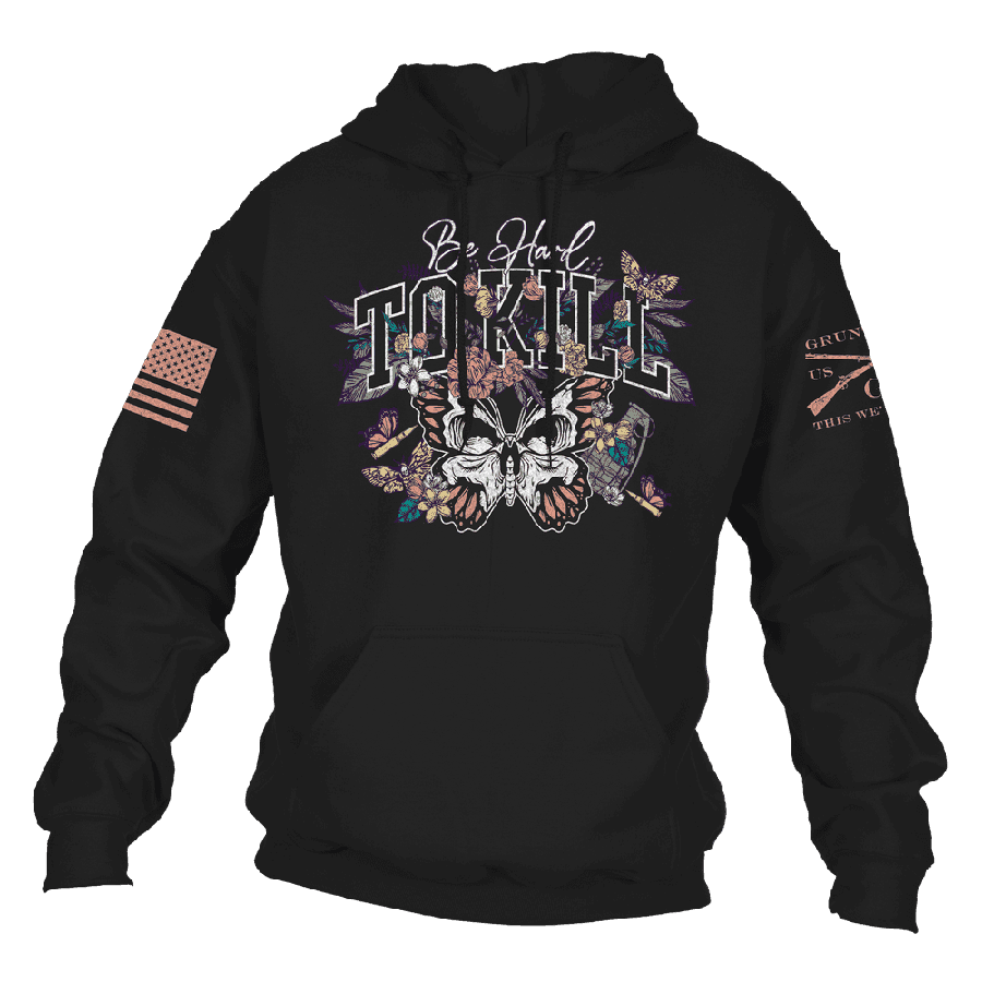 Women's Hard To Kill Hoodie - Black | Durable & Stylish Pullover for Outdoor Activities, Workouts & Casual Wear