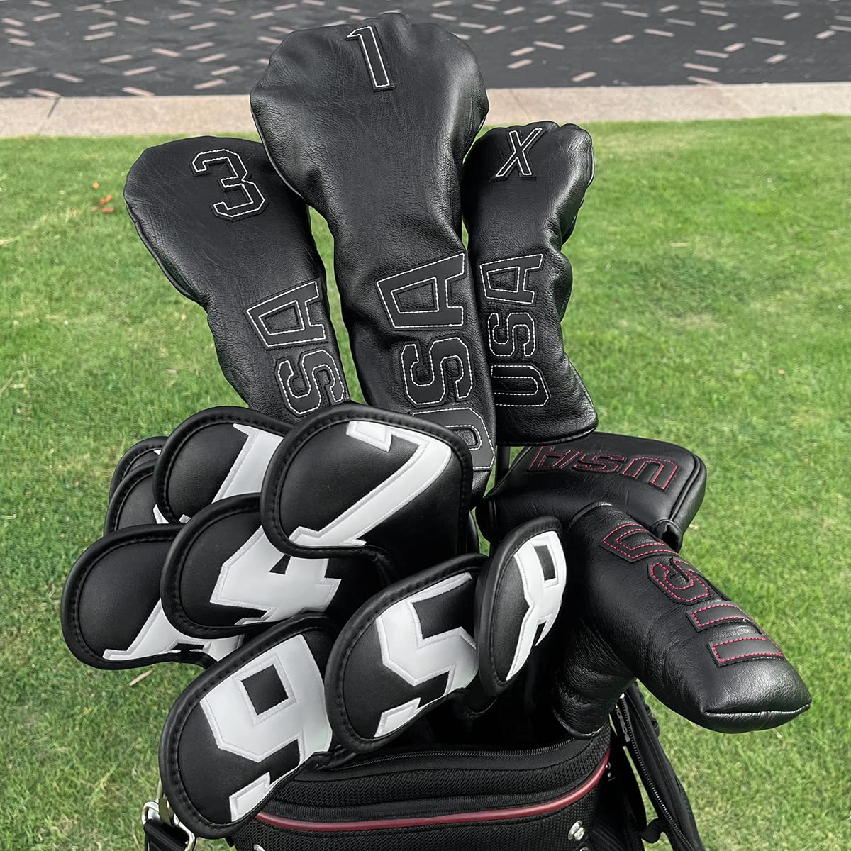Barudan Golf Blade Putter Headcover - Magnetic USA Flag Design for Men | Premium Protection for Blade Style Putters | Perfect for Golf Tournaments & Practice Sessions