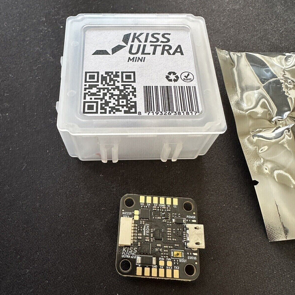 PRE ORDER - KISS Ultra Mini V2 Flight Controller 20x20mm - Compact FPV Drone FC for Racing Drones and DIY Quadcopters