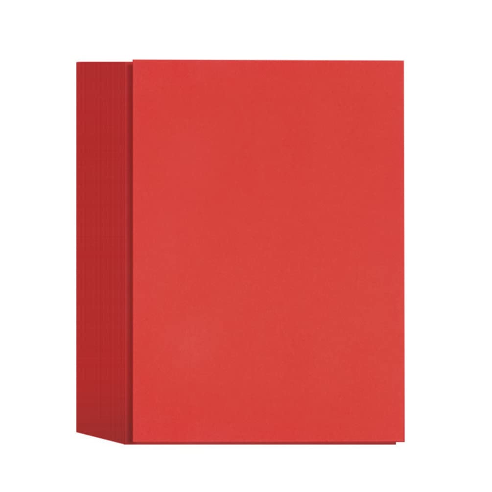 Premium Double-Sided Origami Paper - 50pcs Japanese Folding Paper for Arts & Crafts, Beginners, DIY Projects - Vibrant Red Square Sheets for Gift Wrapping, Home Decor, and Creative Paper Folding