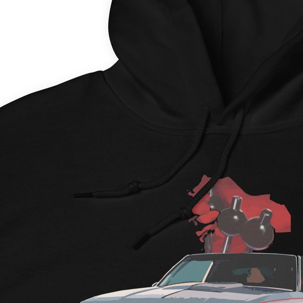 1984 Hurst/Olds Lightning Rod Shifter Classic Car Hoodie - Vintage Muscle Car Apparel for Men & Women - Perfect for Car Enthusiasts, Auto Shows & Casual Wear