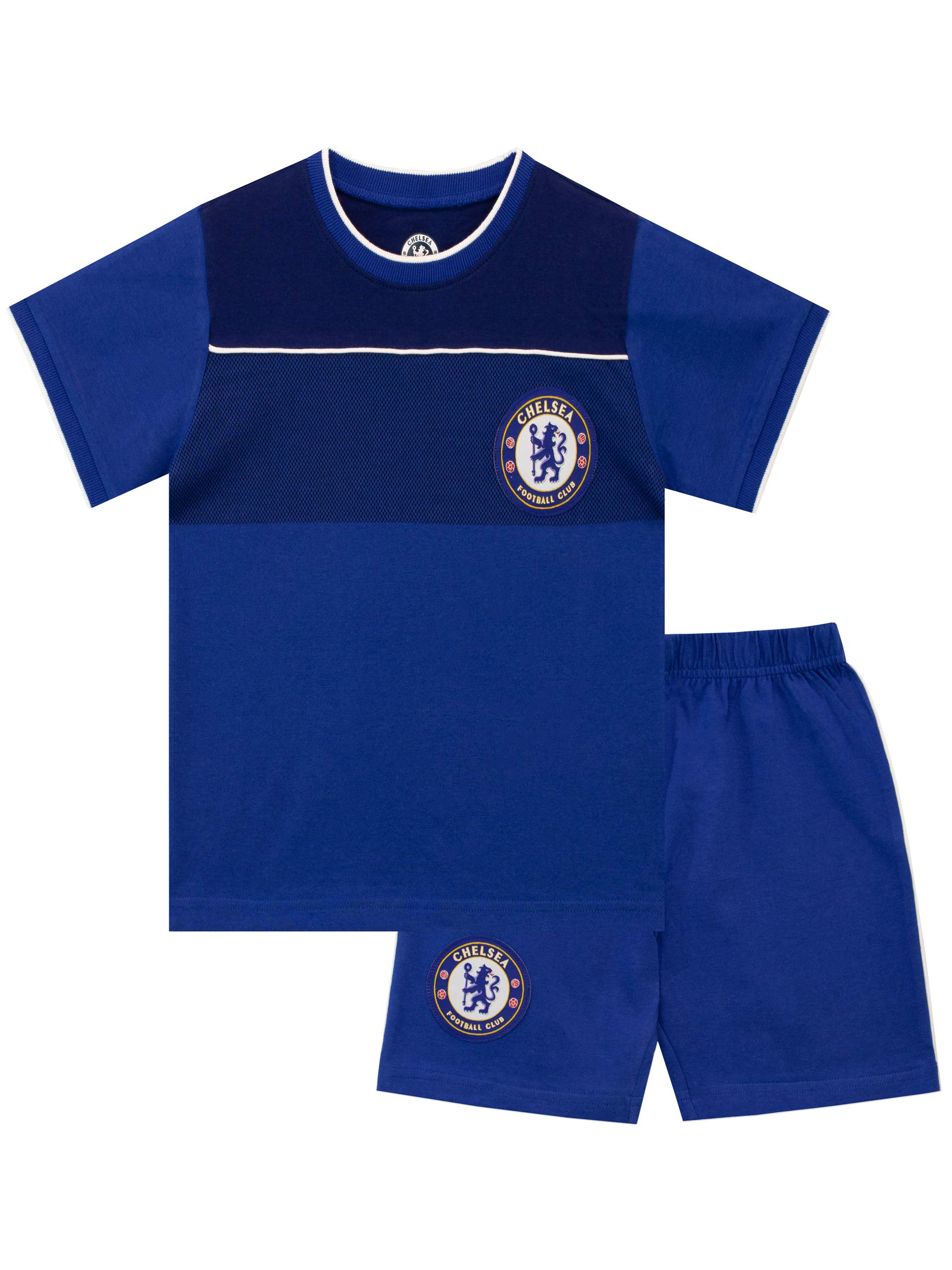 Chelsea FC Boys Pajamas Set - Official Licensed Football Sleepwear for Kids - Perfect for Bedtime, Lounging & Match Day Support