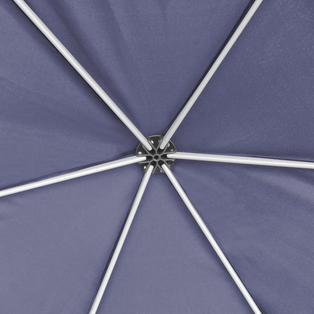 Fast Delivery Outdoor Party Tent - Hexagonal Pop-Up Canopy Shelter with 6 Sidewalls for Weddings, BBQ & Events (11.8'x10.2', Dark Blue) | Perfect for Backyard Gatherings, Camping & Outdoor Celebrations