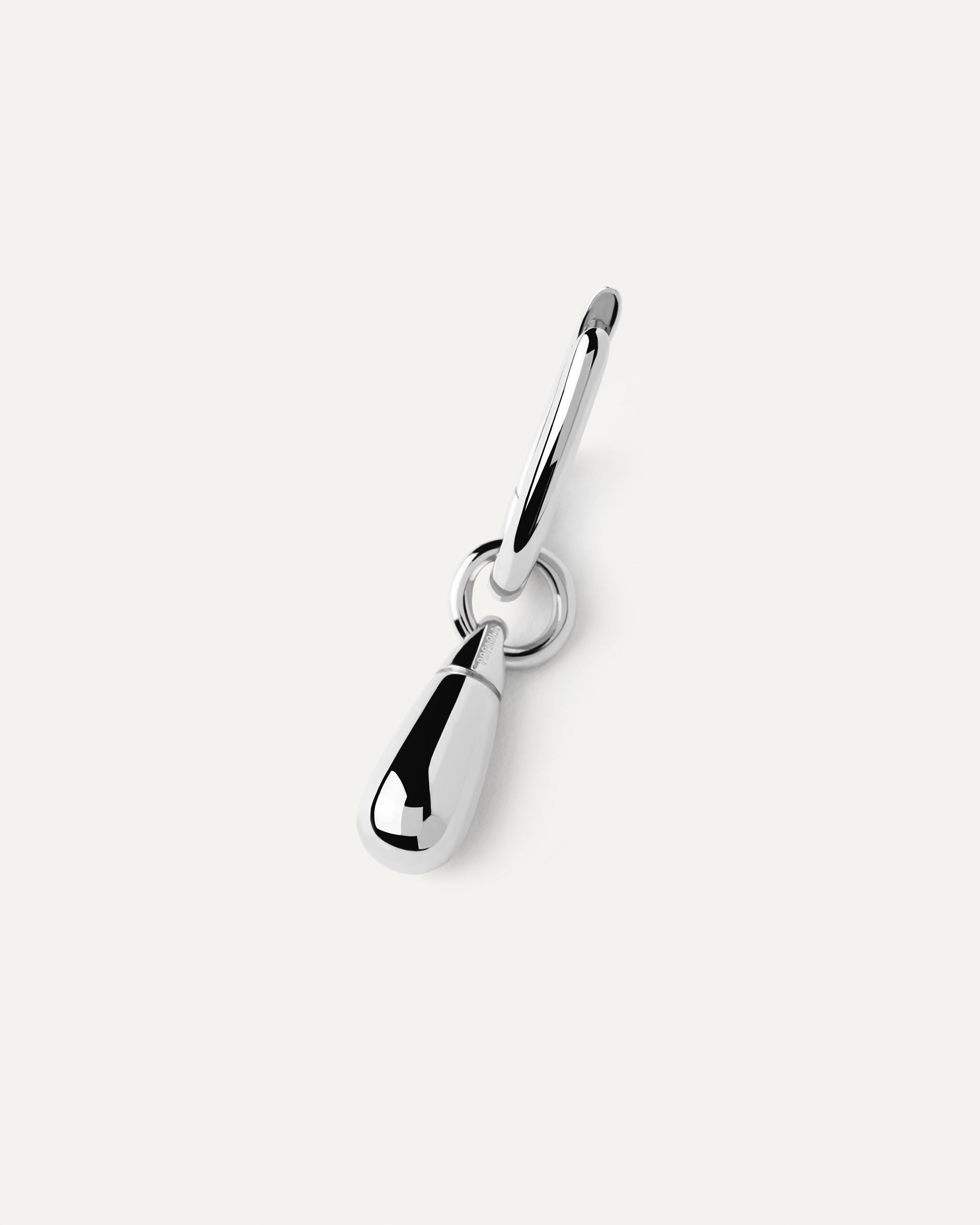 Jupiter Silver Single Hoop Earrings - Dainty Minimalist Hoop Earrings for Women - Perfect for Everyday Wear, Office & Date Night