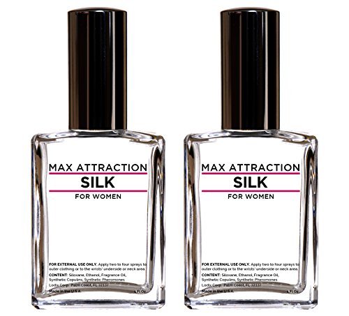 Max Attraction Silk Pheromone Perfume for Women - 2 Bottles Set with Discount | Enhance Attraction & Confidence | Date Night, Social Events, Romantic Occasions