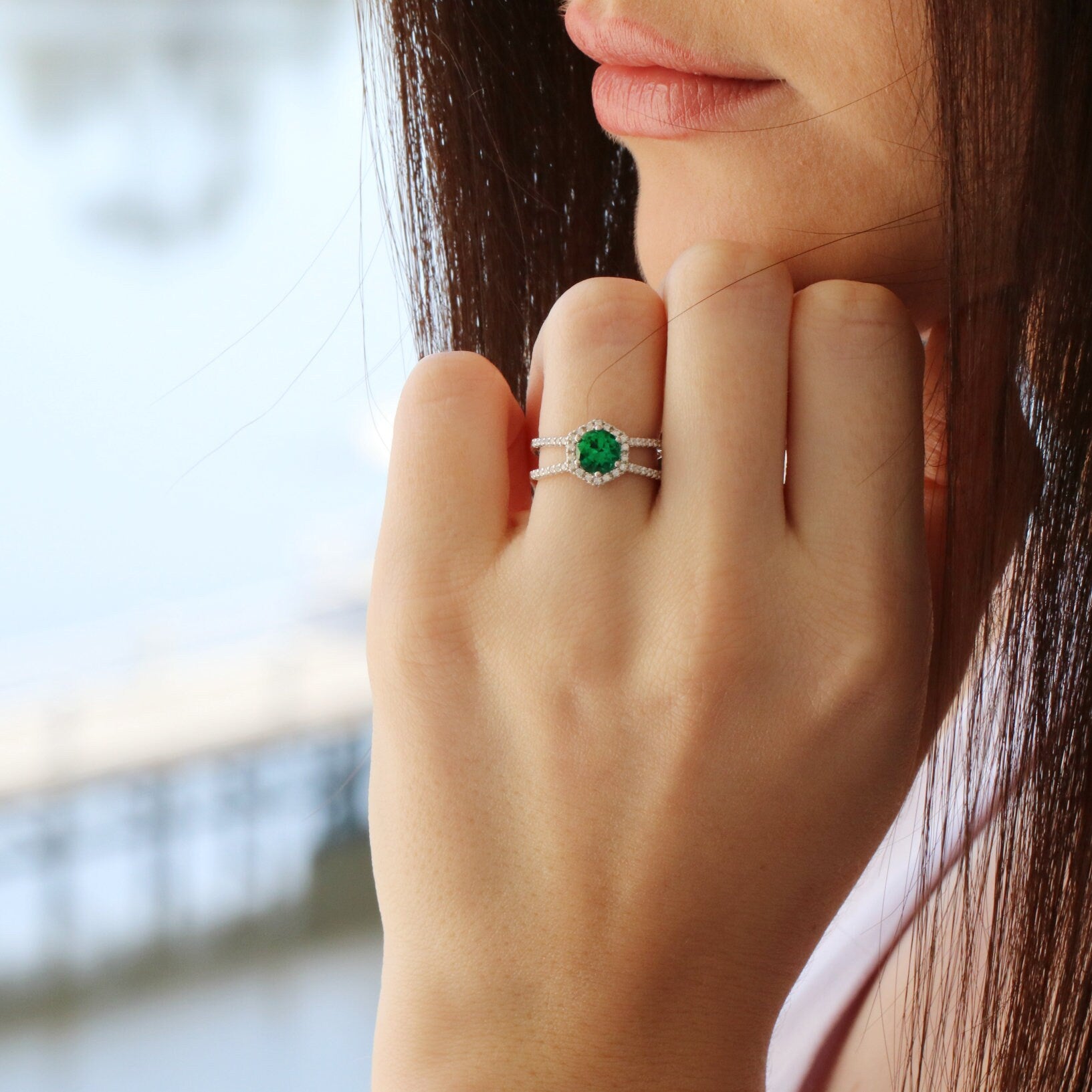 Lyla Citrine Ring - Sterling Silver Jewelry for Women, Elegant Gemstone Ring for Everyday Wear & Special Occasions