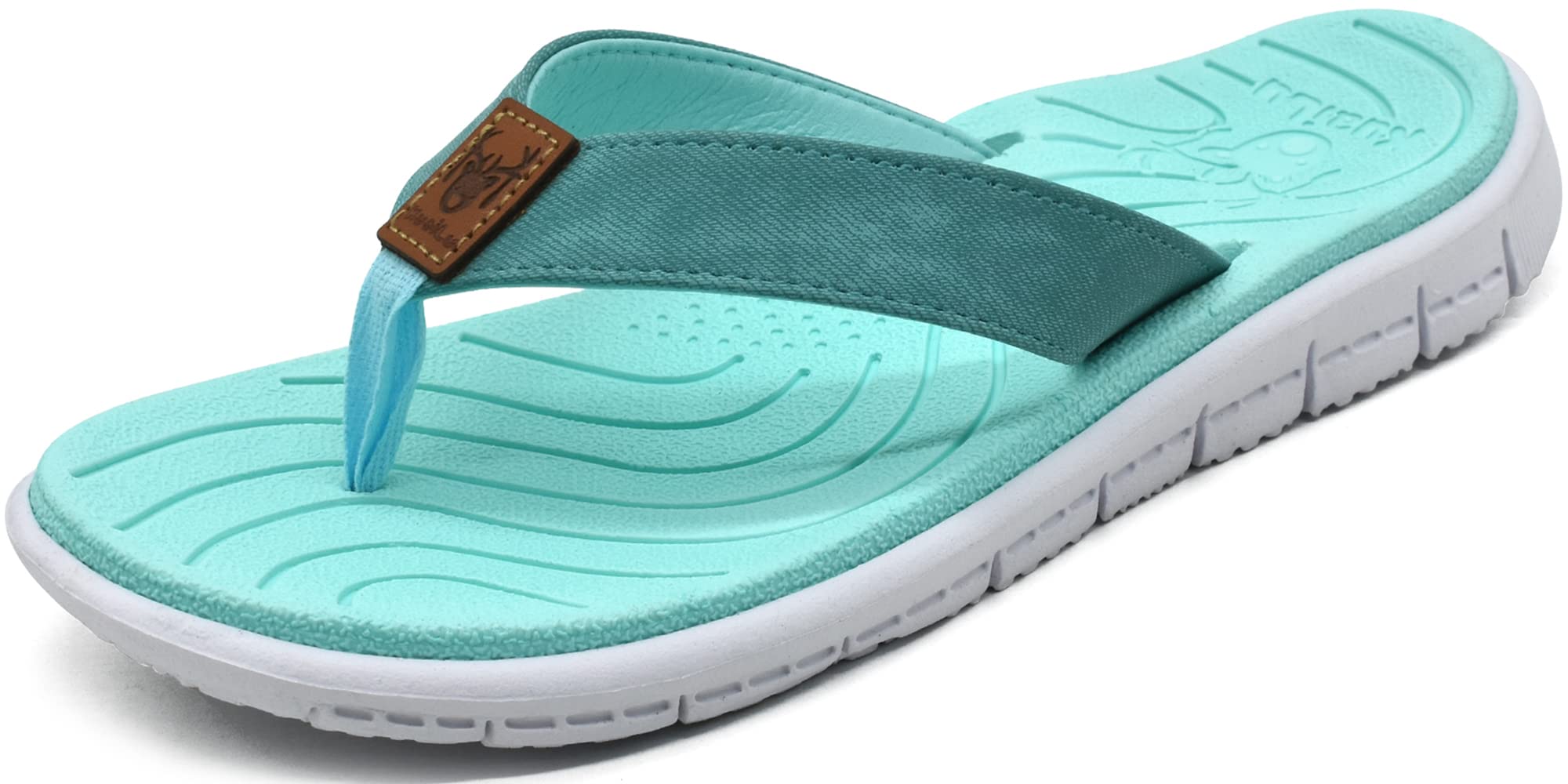 **KuaiLu Women's Comfortable Flip Flops with Arch Support - Lightweight Non-Slip Yoga Sandals for Walking, Beach, Summer & Casual Wear**    *(Ideal for Yoga, Travel, Poolside, and Everyday Relaxation)*