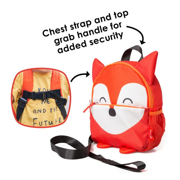 Diono Sure Steps Safety Reins and Backpack for Toddlers - Adjustable Child Harness with Leash for Walking, Travel & Shopping - Anti-Lost Backpack for Kids 1-3 Years Old