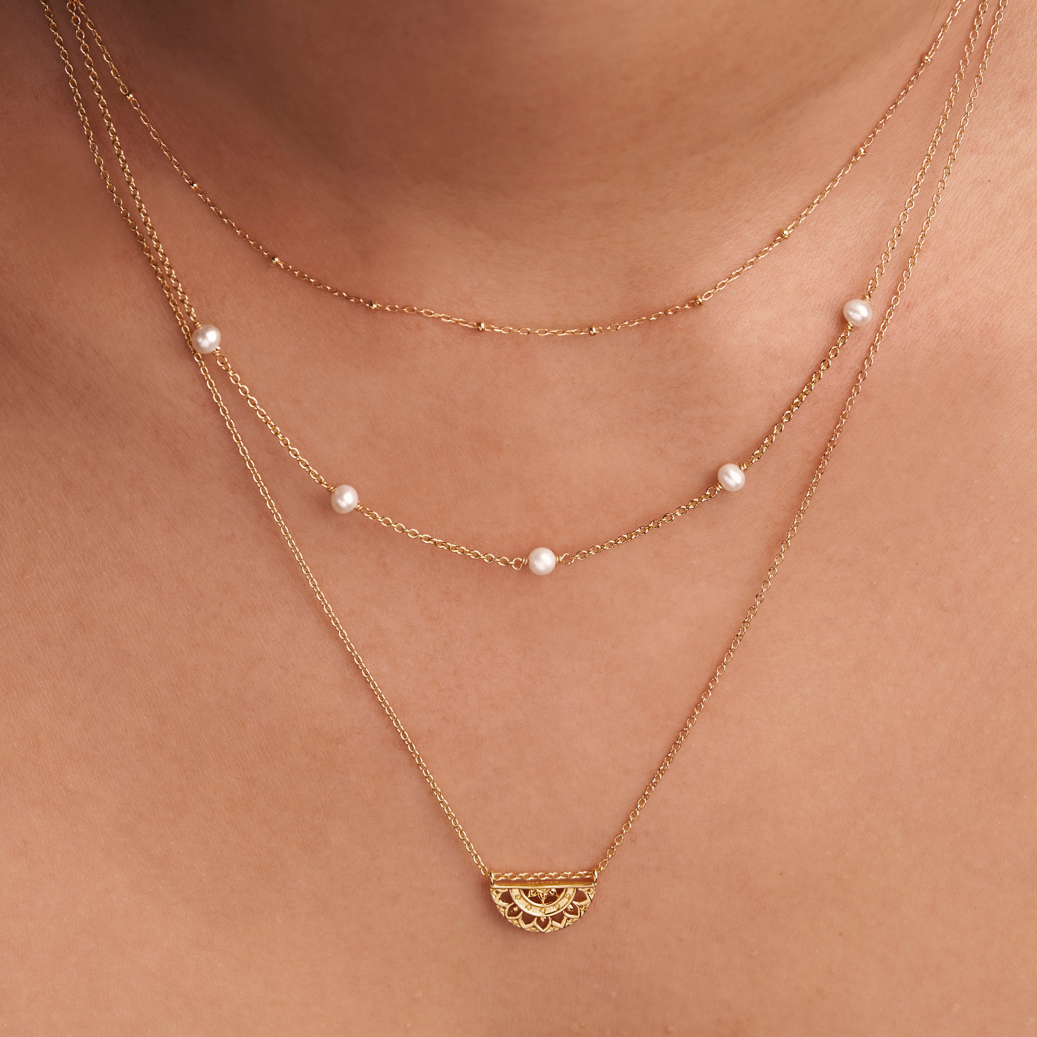 Mermaid Tears Necklace - 14K Gold Pendant for Women | Elegant Jewelry Gift for Birthday, Anniversary & Special Occasions